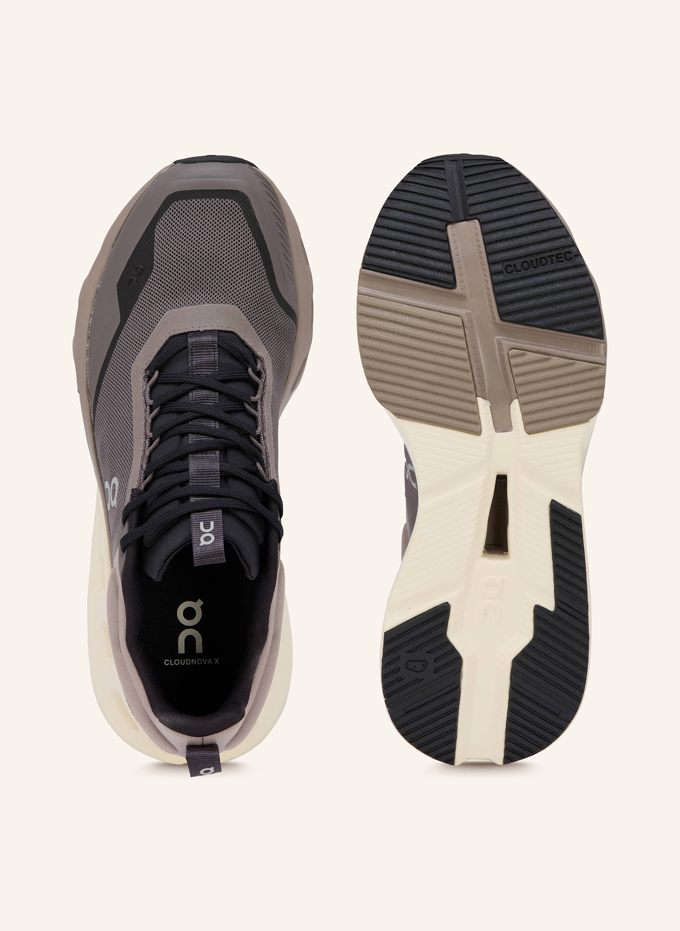 Thumbnail - On Fitnessschuhe Cloudnova X braun