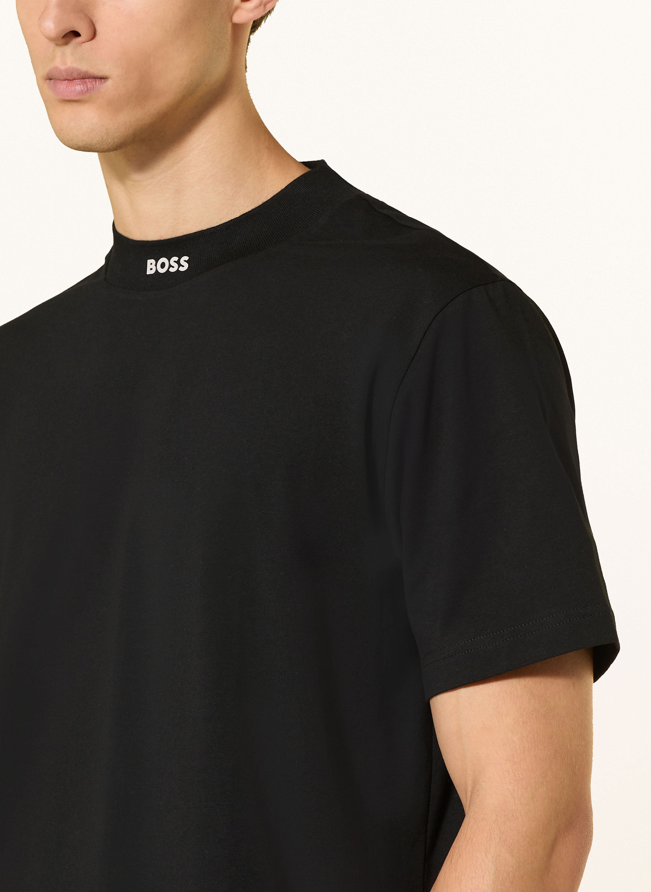 Thumbnail - Boss T-Shirt Collar Zone schwarz