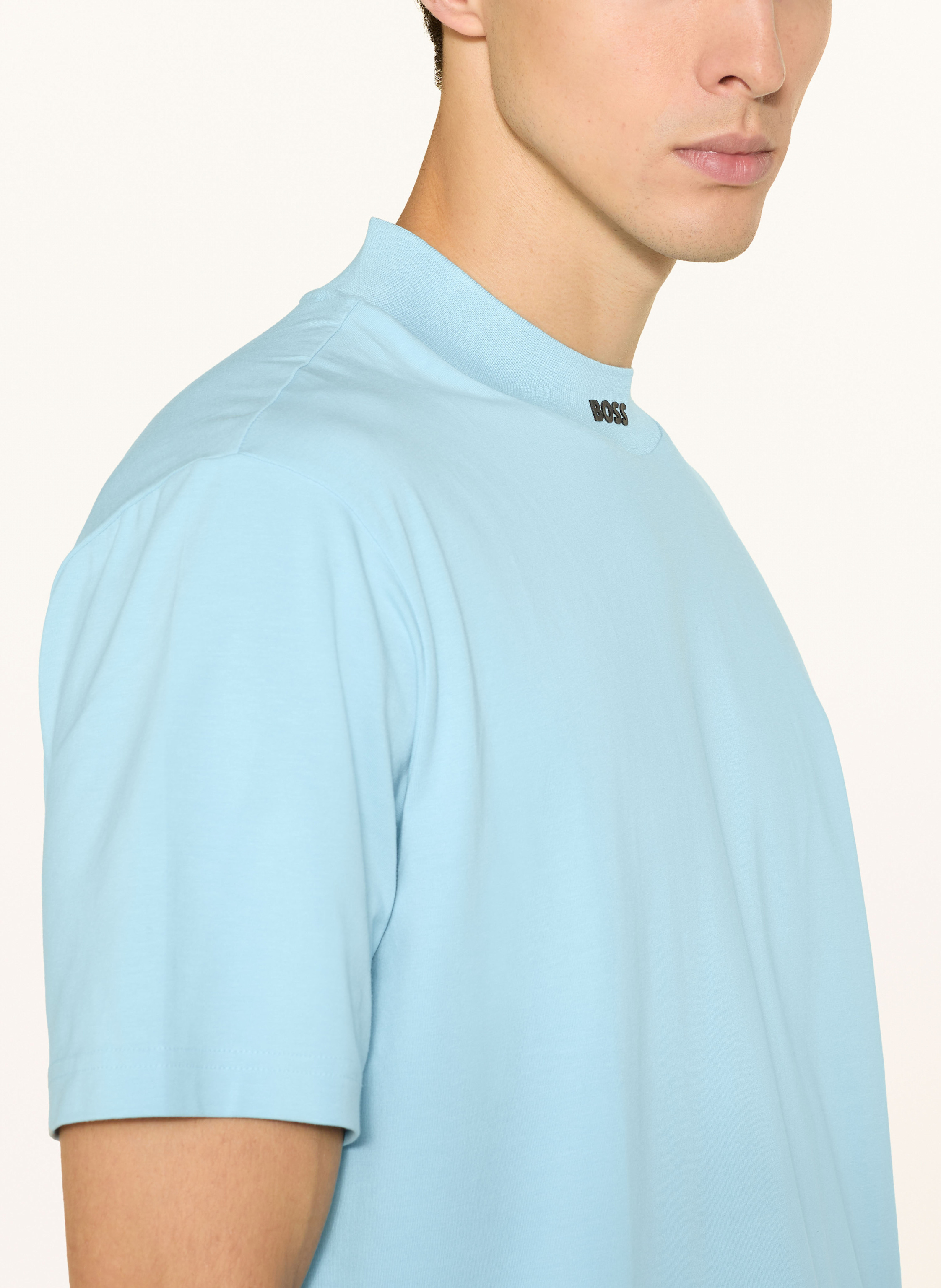 Thumbnail - Boss T-Shirt Collar Zone blau