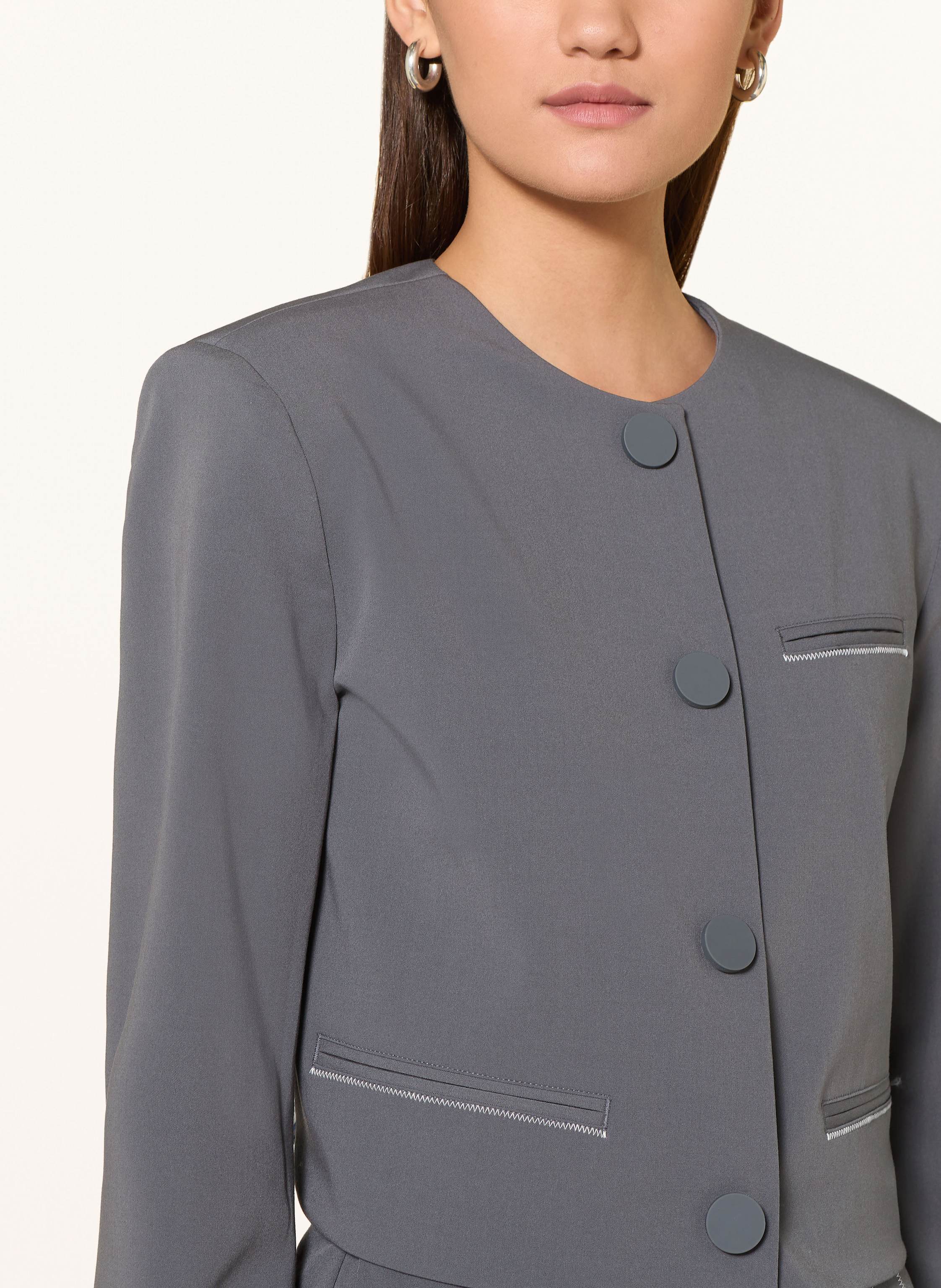 Thumbnail - Armani Exchange Kastenjacke grau