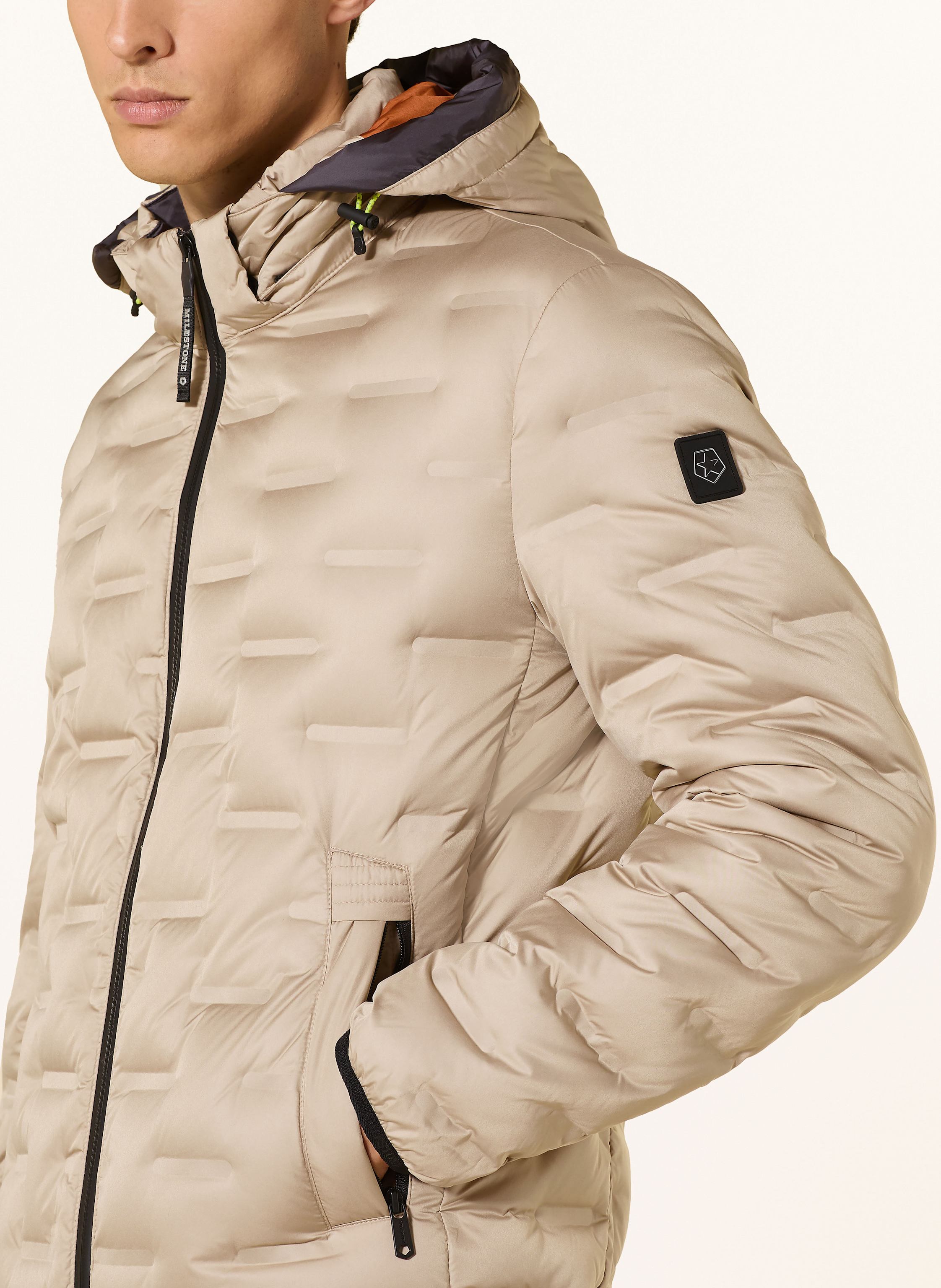 Thumbnail - Milestone Lightweight-Daunenjacke Msbrayden beige