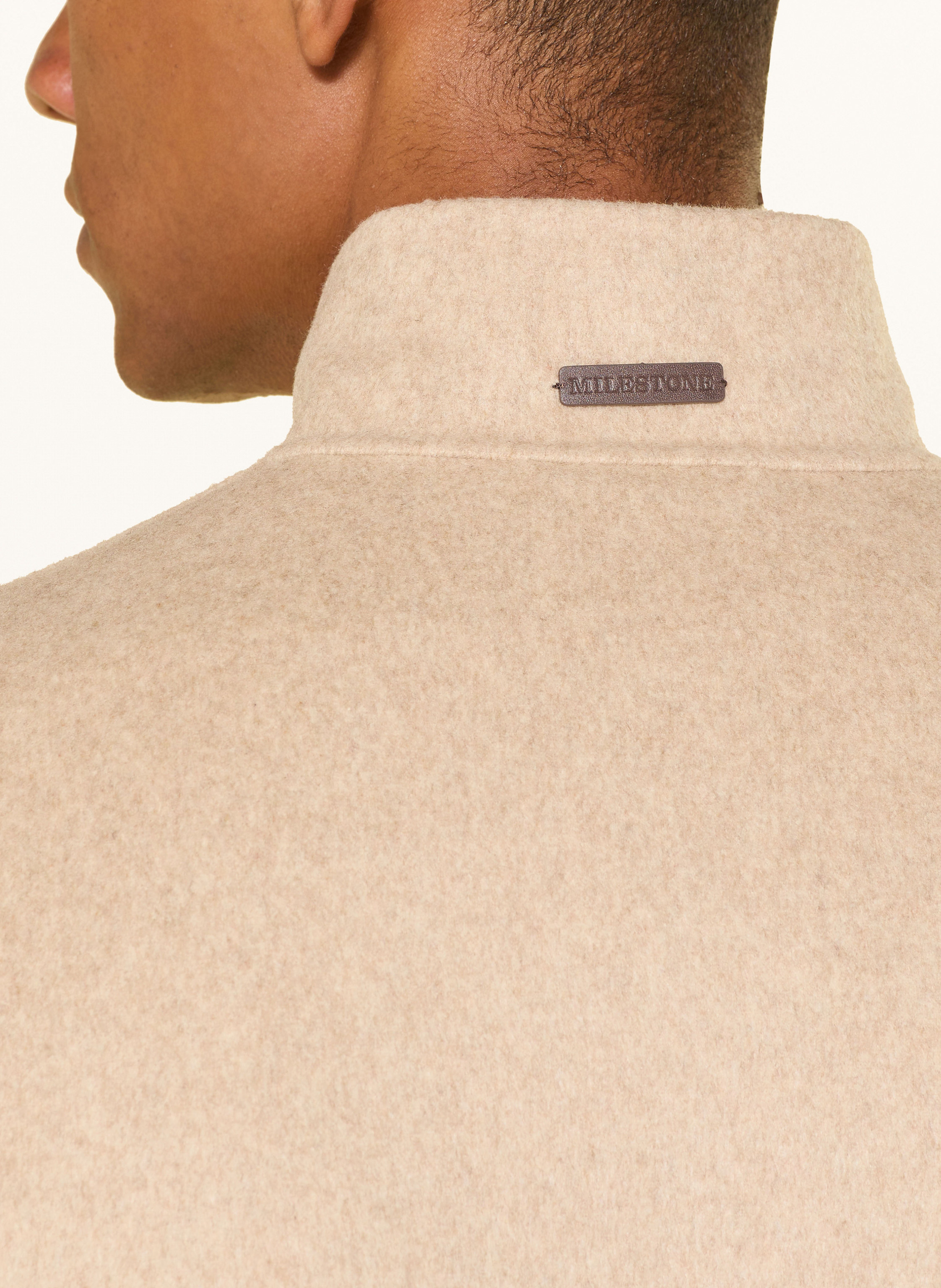 Thumbnail - Milestone Jacke Mskennedy Im Materialmix beige