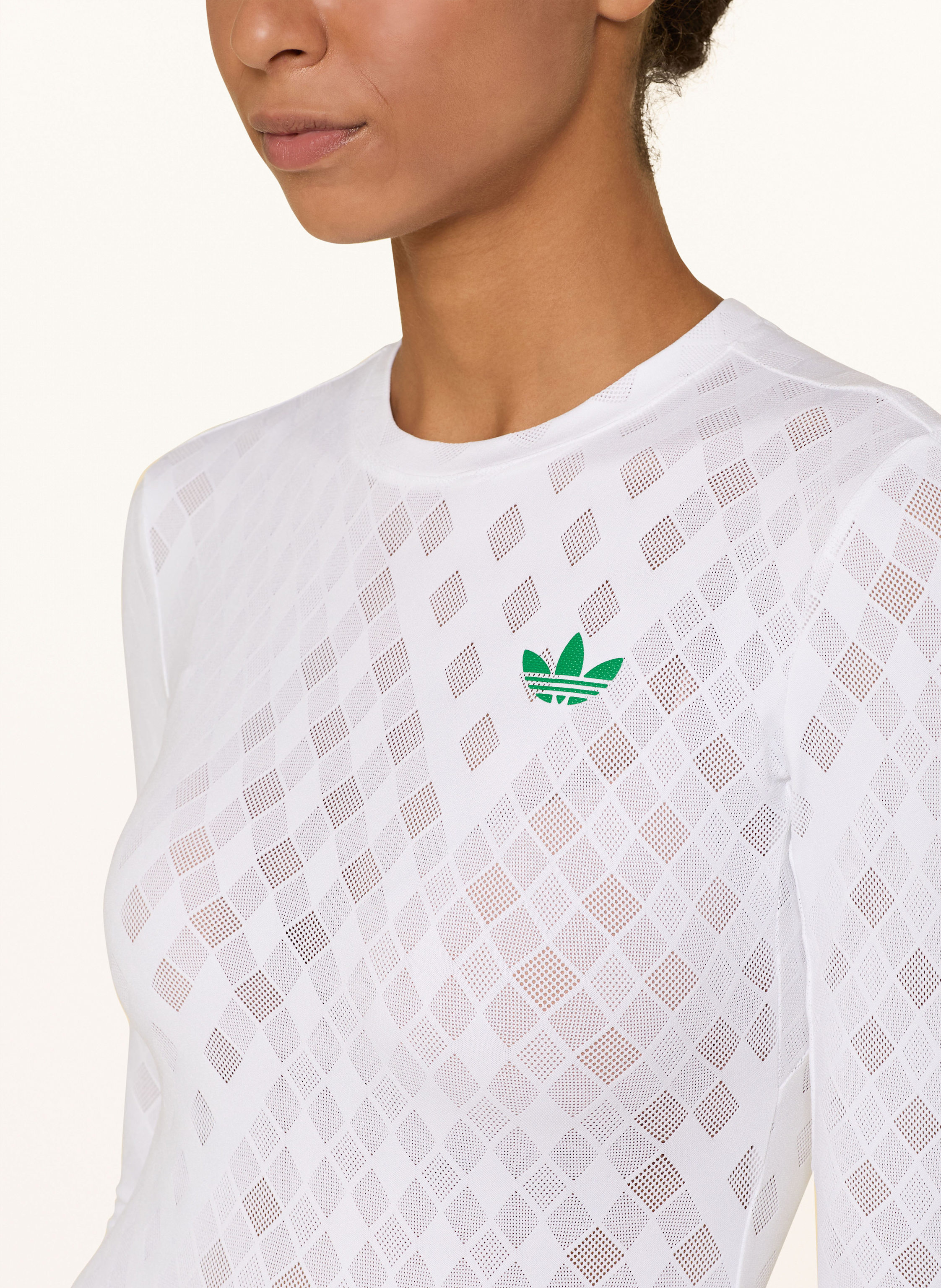 Thumbnail - Adidas Longsleeve 3/4 Sleeve Pro weiss
