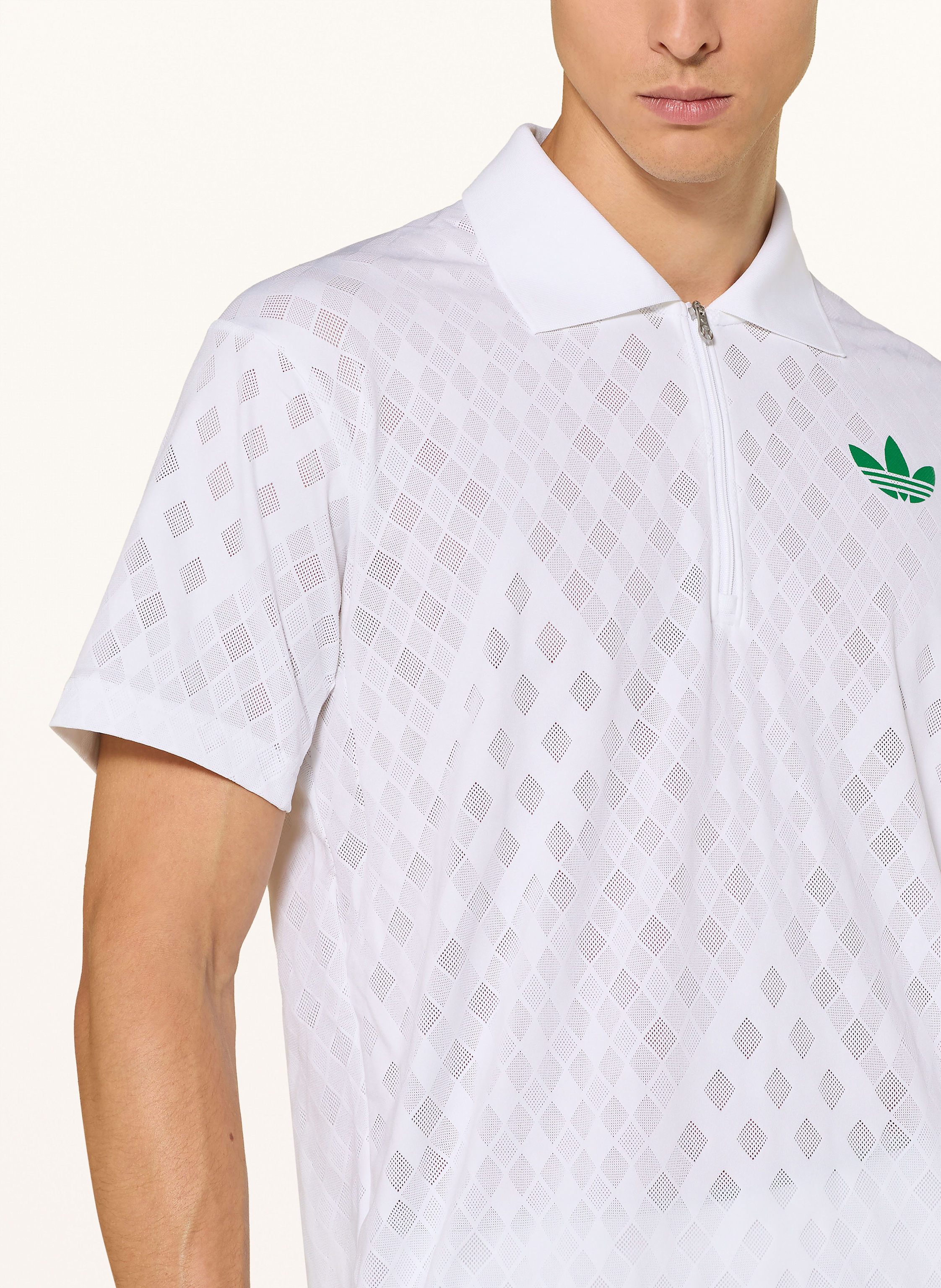 Thumbnail - Adidas Funktions-Poloshirt Tennis Climacool + Freelift Polo Pro weiss
