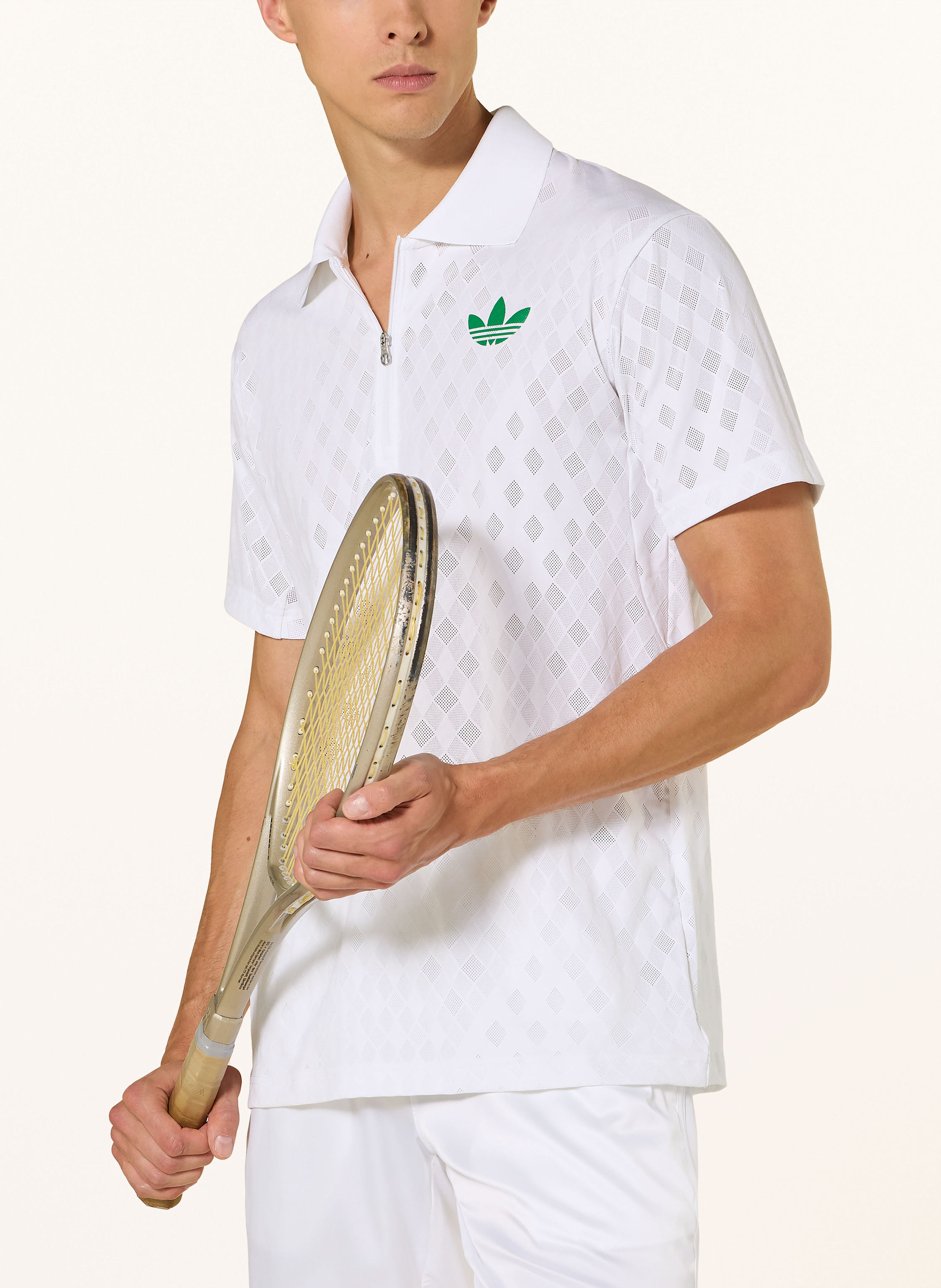 Thumbnail - Adidas Funktions-Poloshirt Tennis Climacool + Freelift Polo Pro weiss