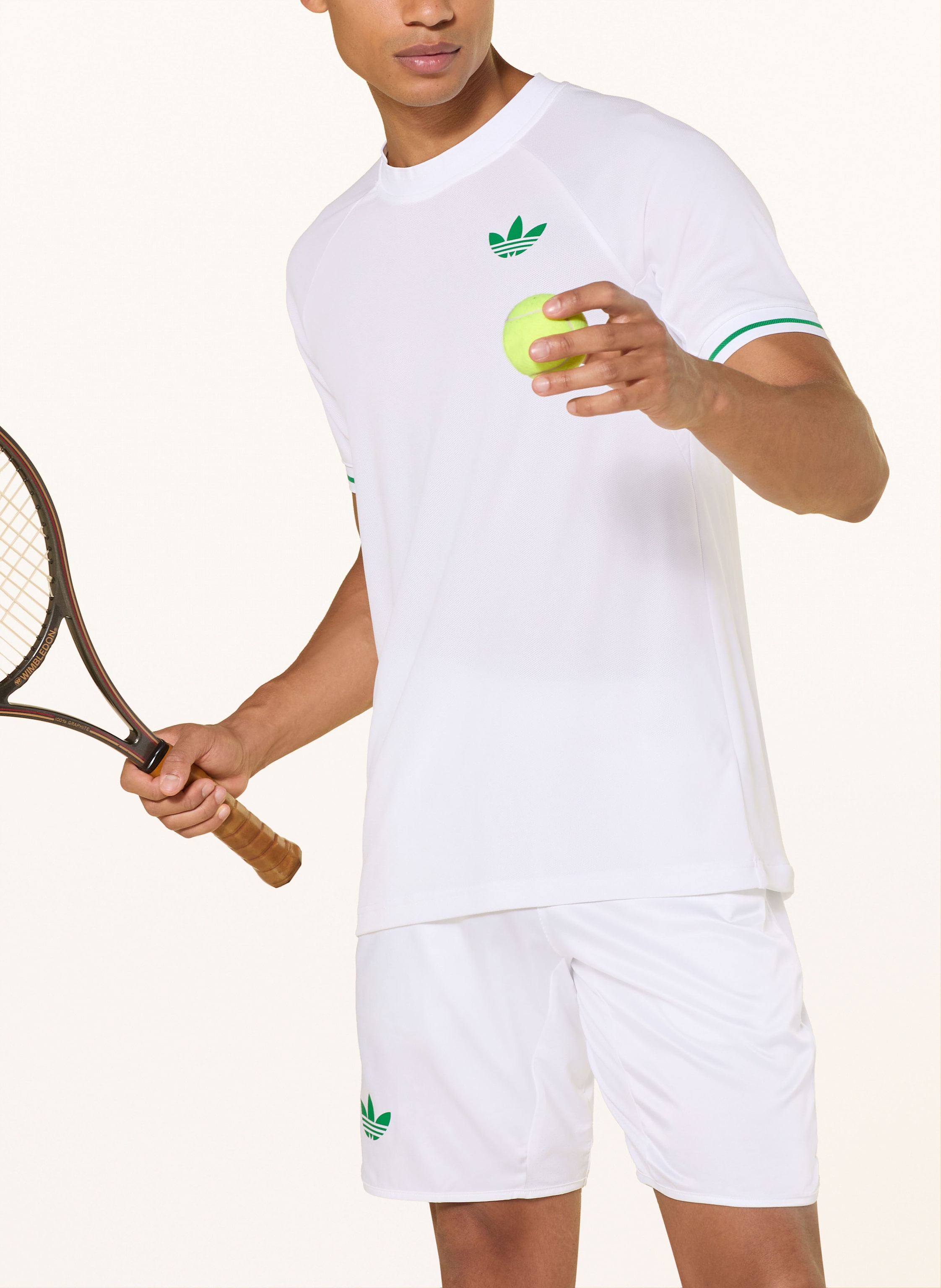 Thumbnail - Adidas Tennis Pro Climacool+ Freelift T-Shirt weiss