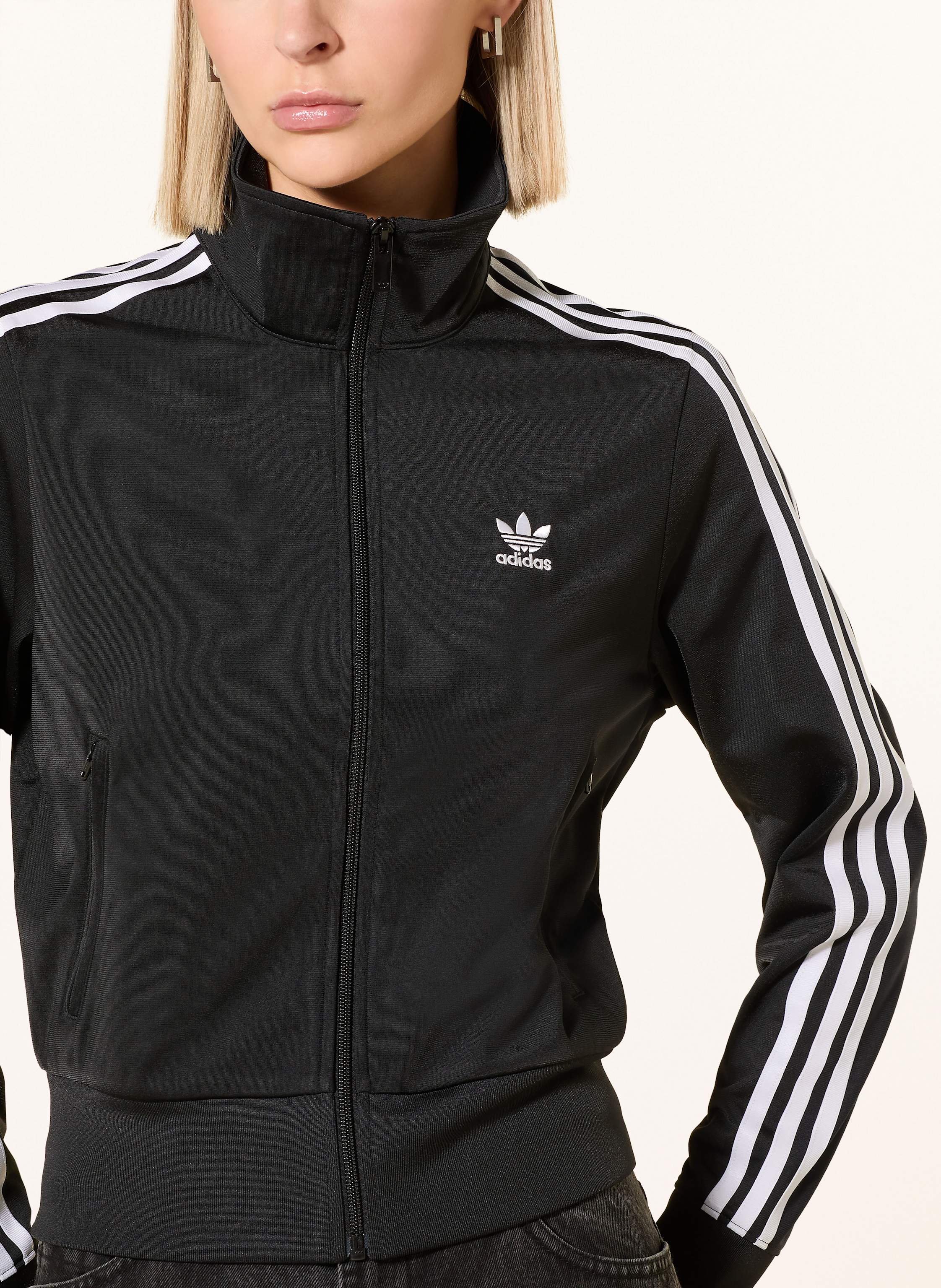 Thumbnail - Adidas Originals Sweatjacke Firebird Adicolor schwarz