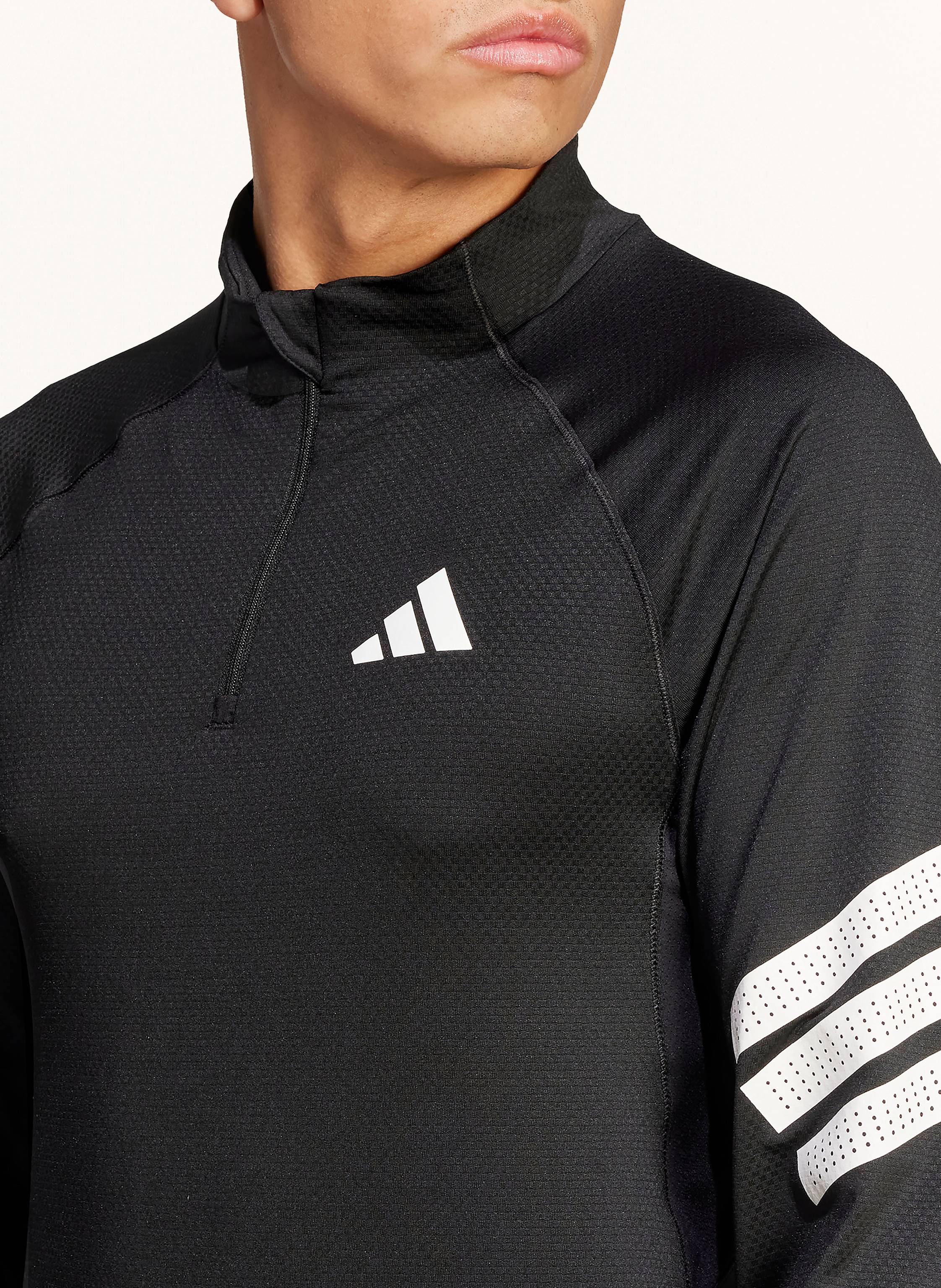 Thumbnail - Adidas Longsleeve Icon 3 Stripes schwarz