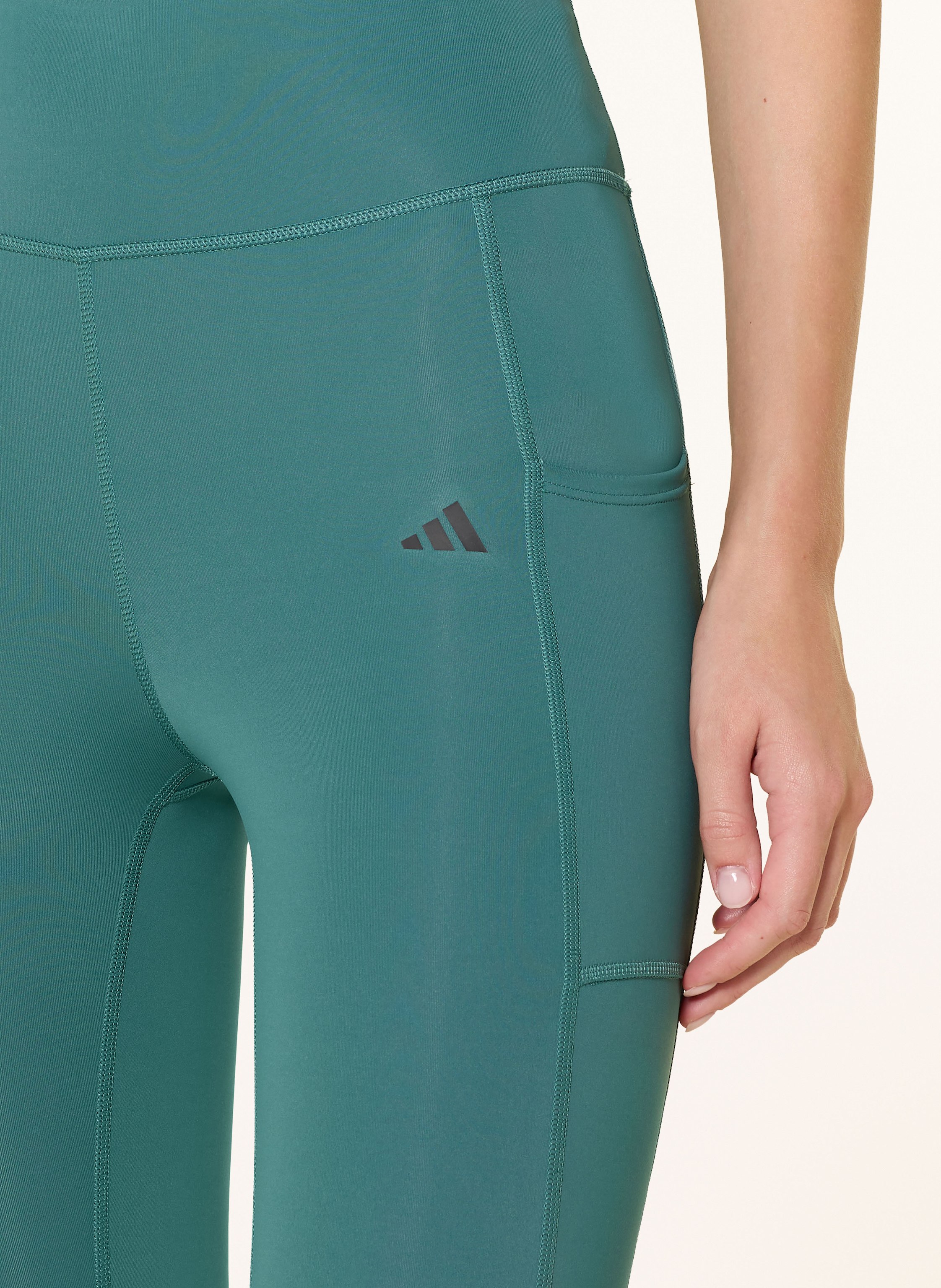 Thumbnail - Adidas Tights Optime Stash gruen