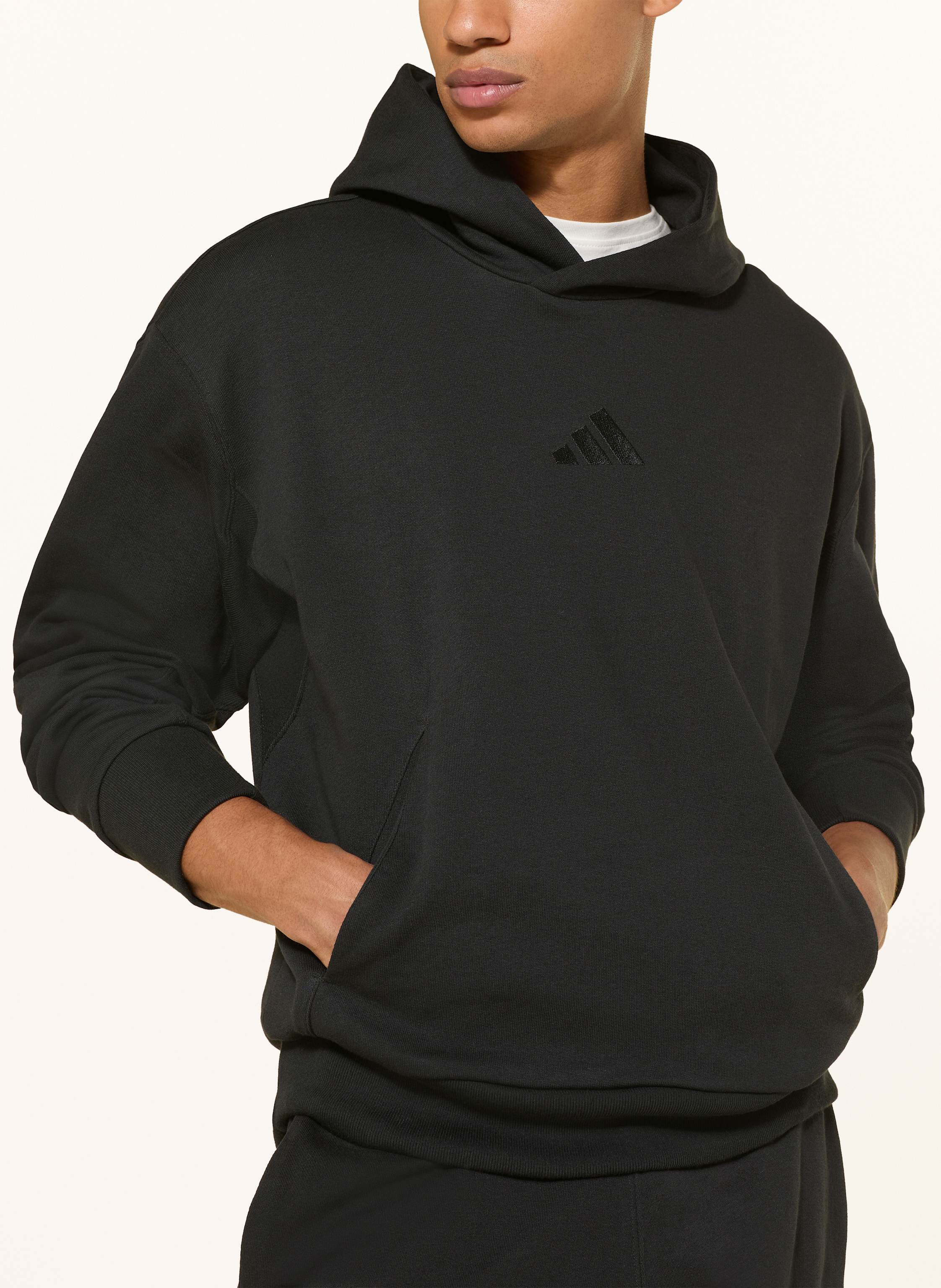 Thumbnail - Adidas Oversized-Hoodie All Szn French Terry schwarz