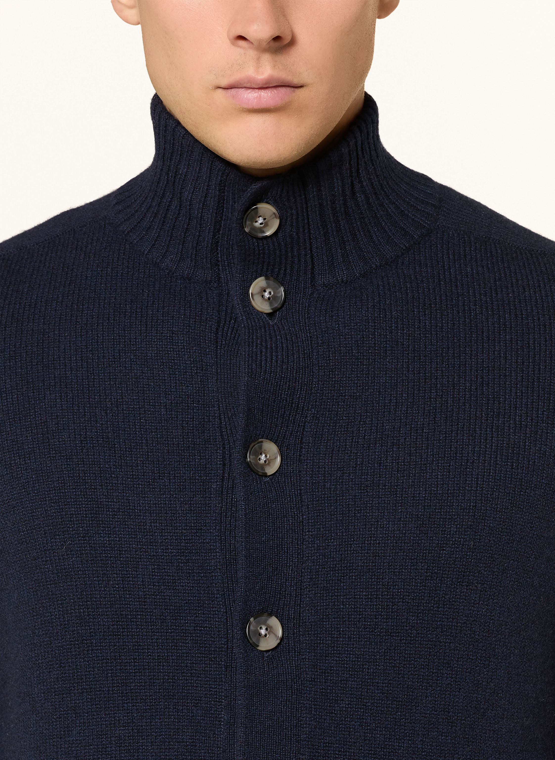 Thumbnail - Strokesman's Strickjacke Aus Cashmere blau