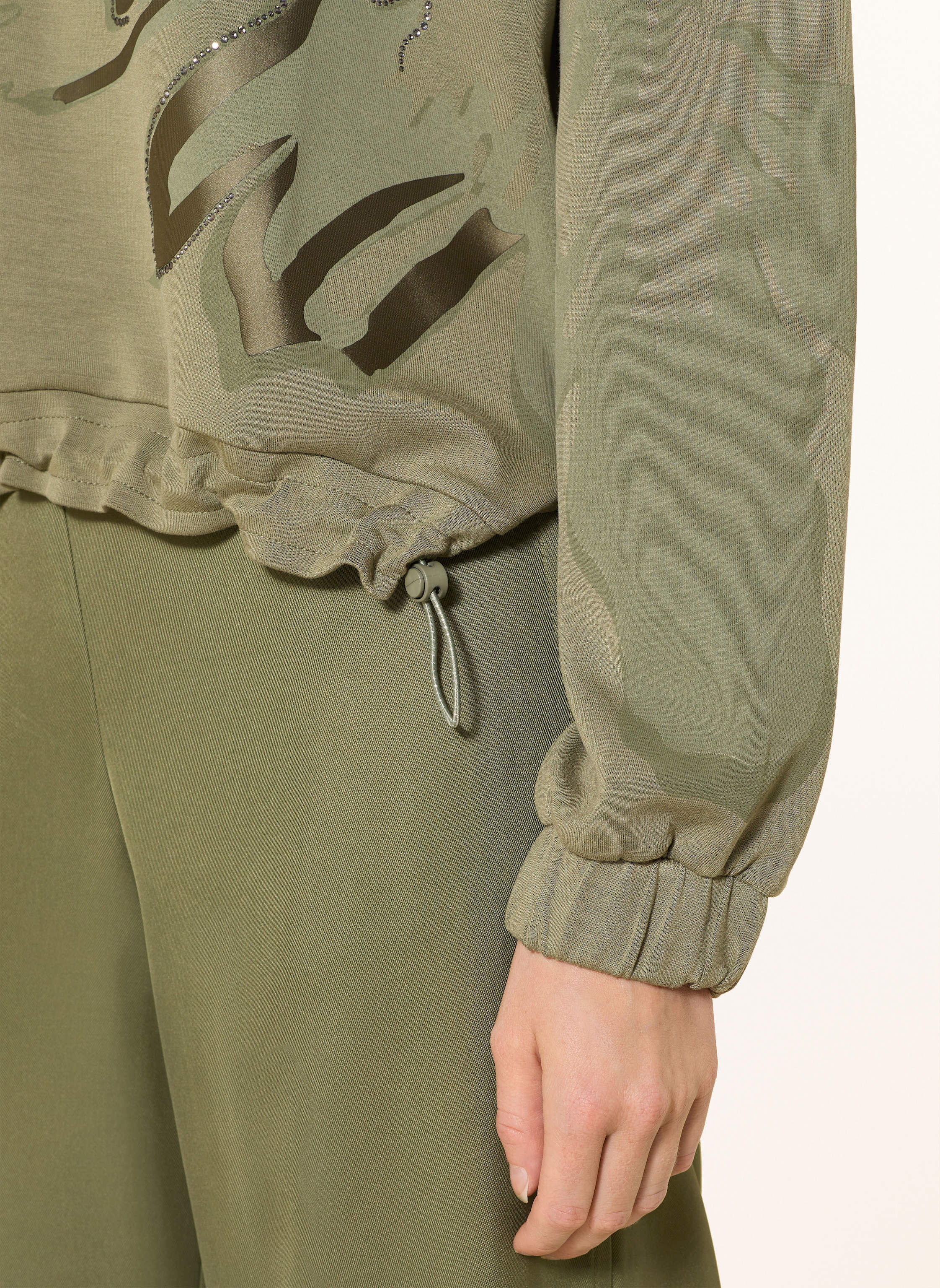 Thumbnail - Sportalm Sweatshirt Mit Schmucksteinen gruen