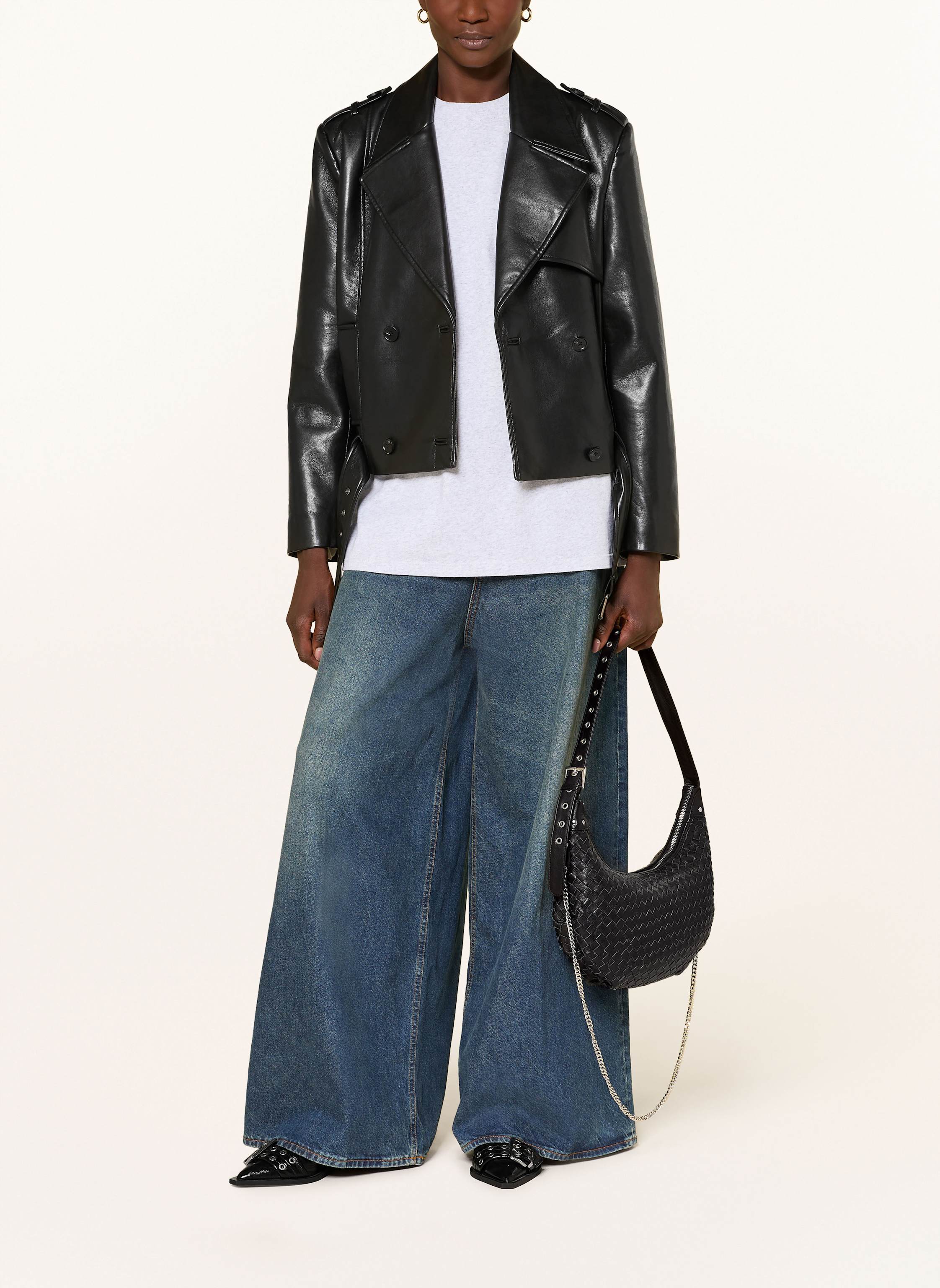 Thumbnail - Núnoo Schultertasche Dagmar schwarz