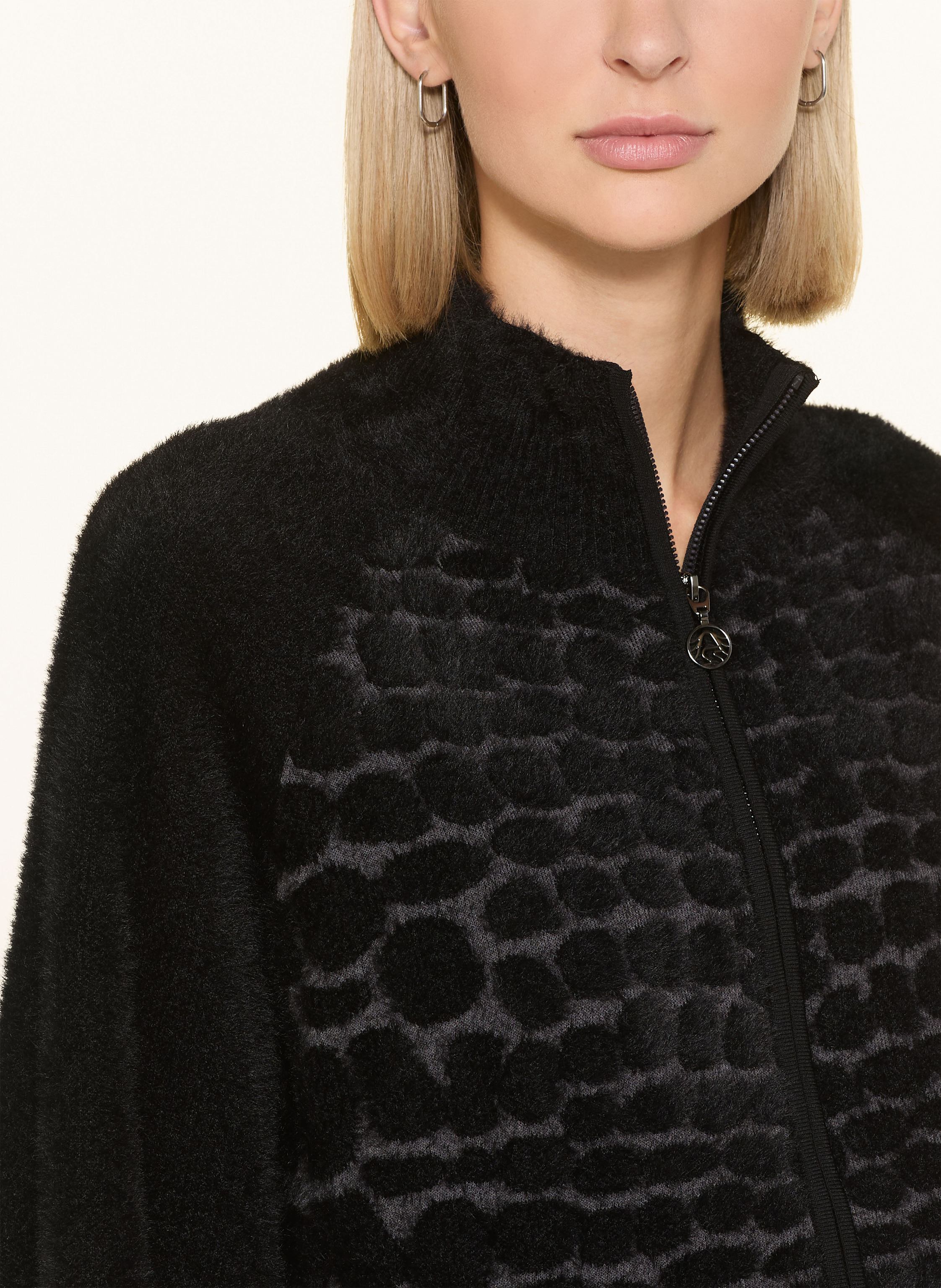 Thumbnail - Sportalm Strickjacke Mit Kunstfell schwarz