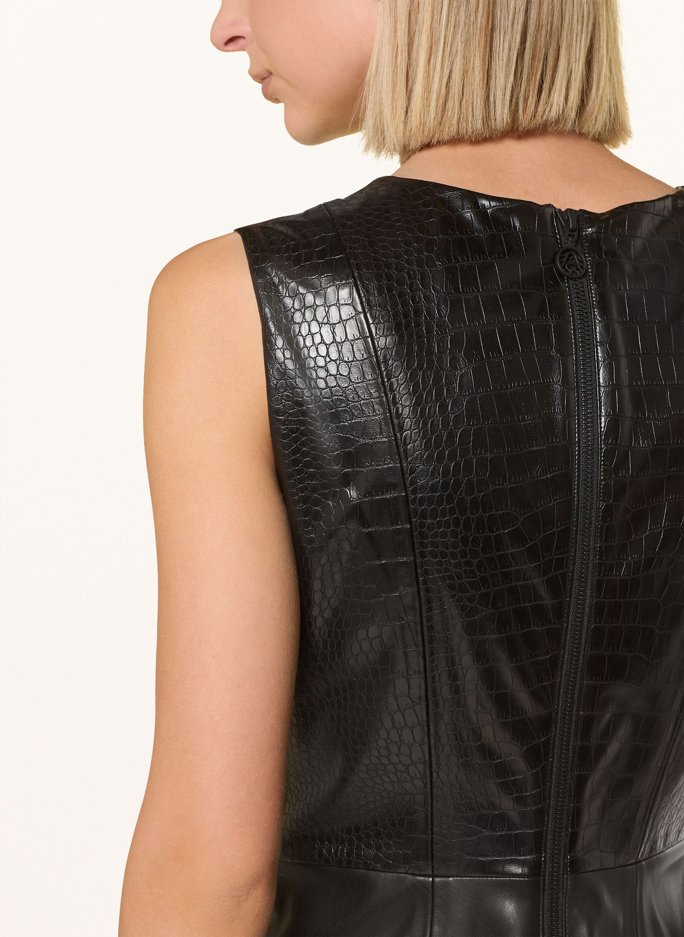 Thumbnail - Sportalm Etuikleid In Lederoptik schwarz