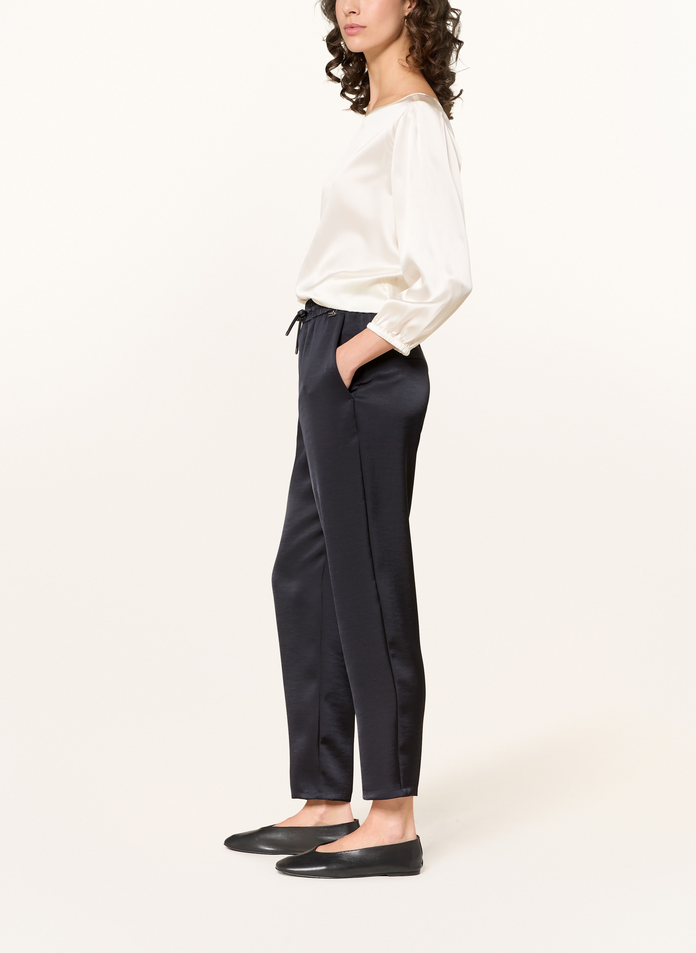 Thumbnail - Marc Cain 7/8-Hose Rhodos Im Jogging-Stil blau