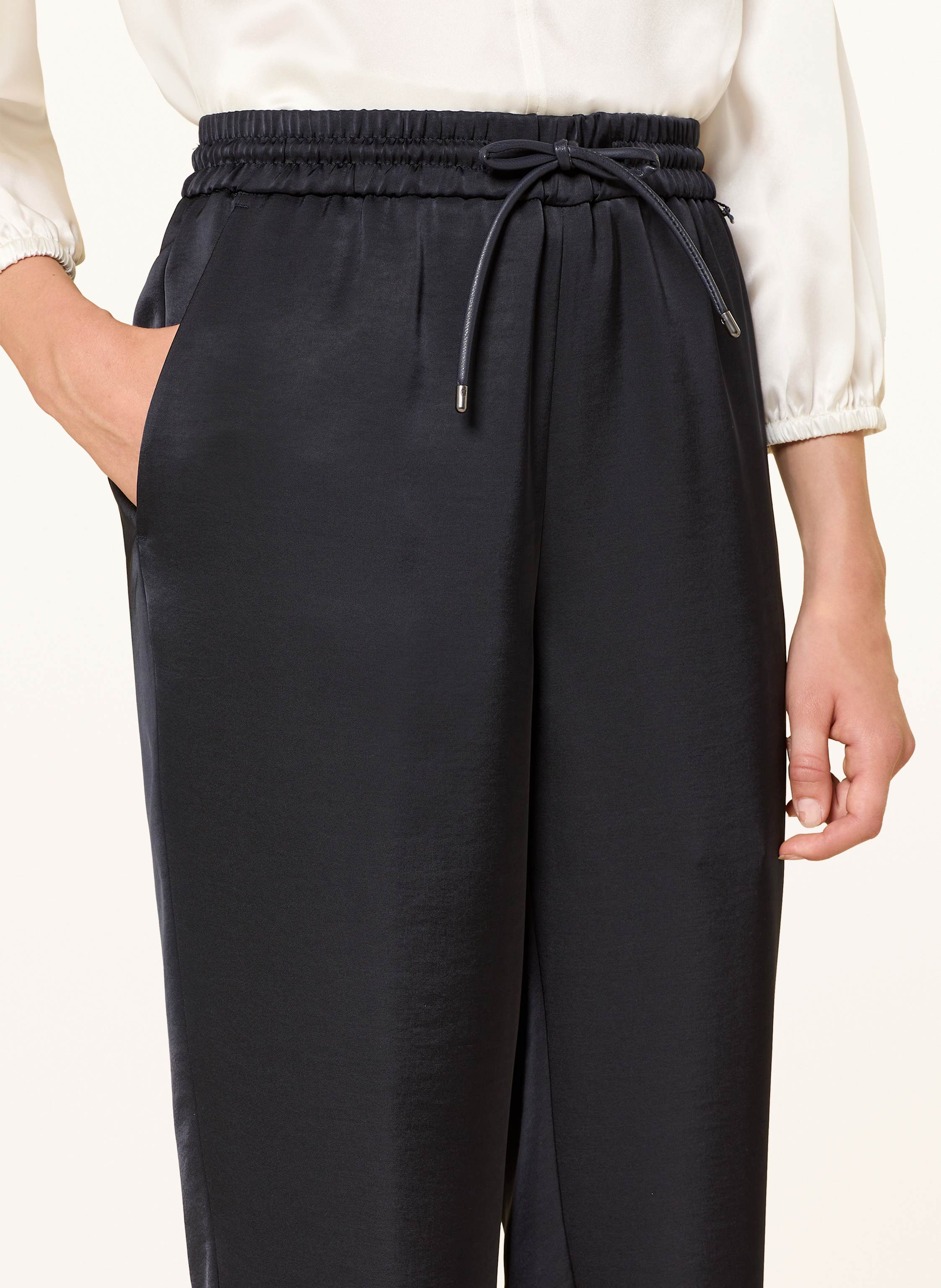 Thumbnail - Marc Cain 7/8-Hose Rhodos Im Jogging-Stil blau