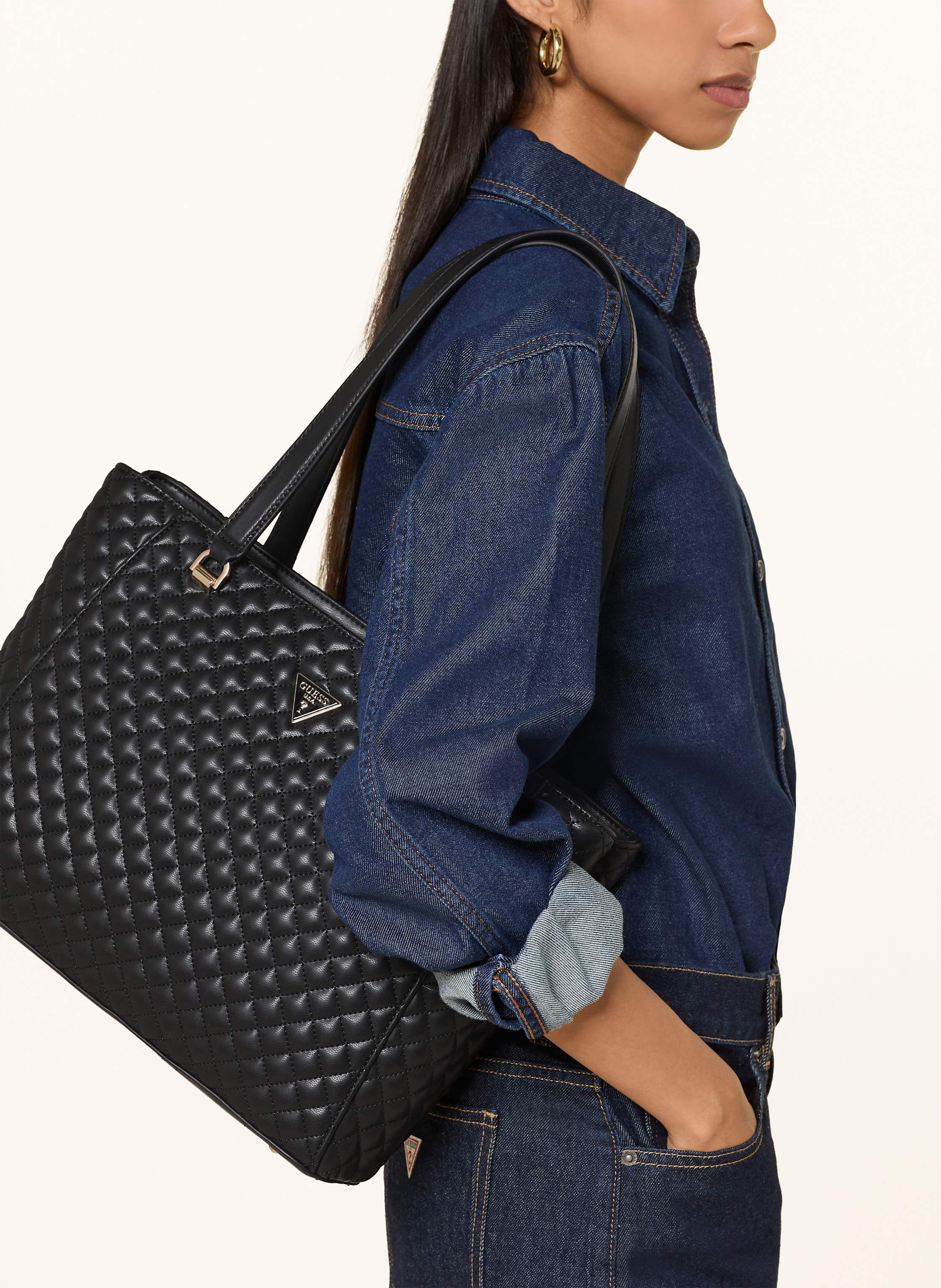 Thumbnail - Guess Shopper Everlee schwarz