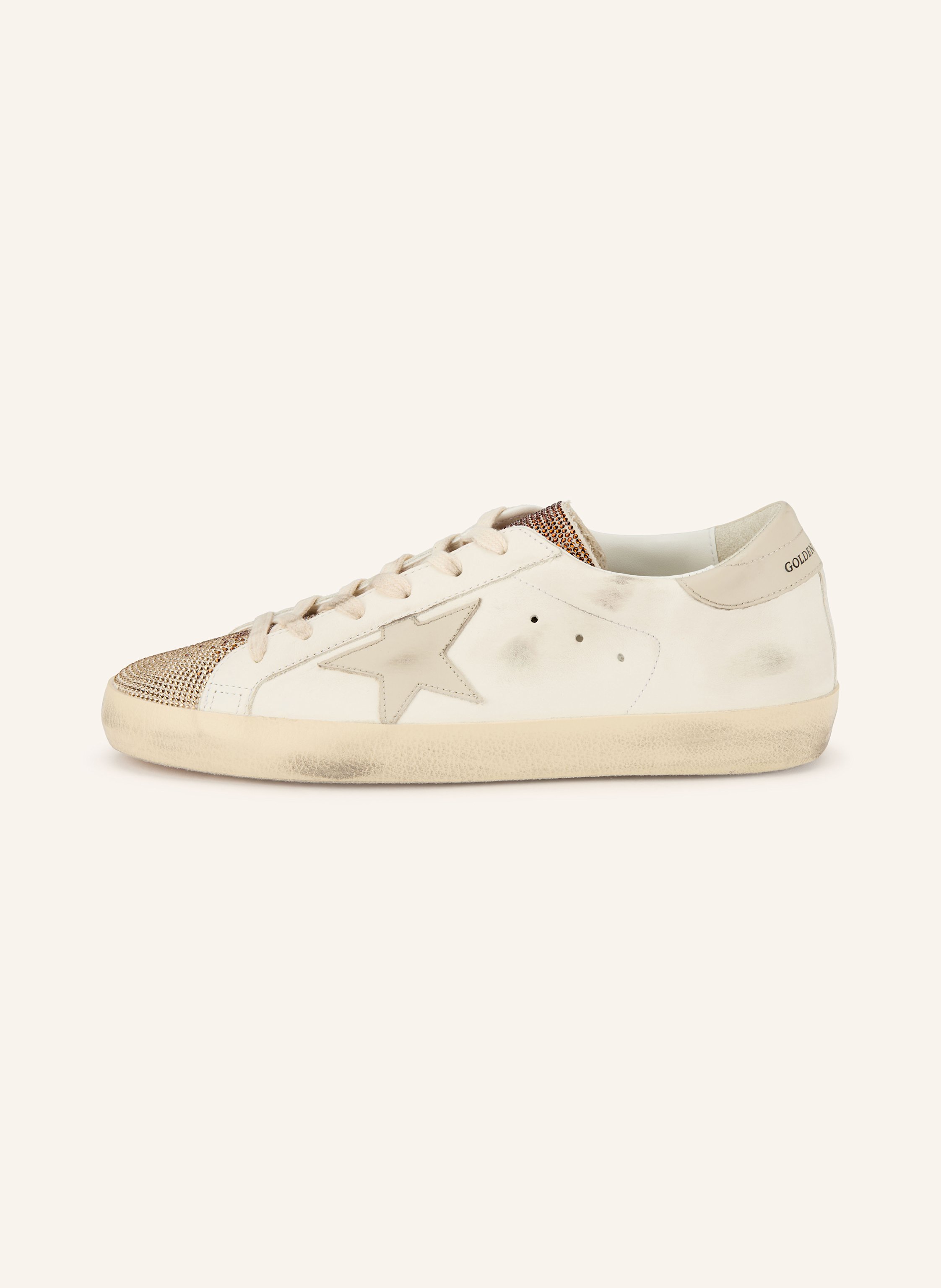 Thumbnail - Golden Goose Sneaker Super-Star Mit Schmucksteinen weiss