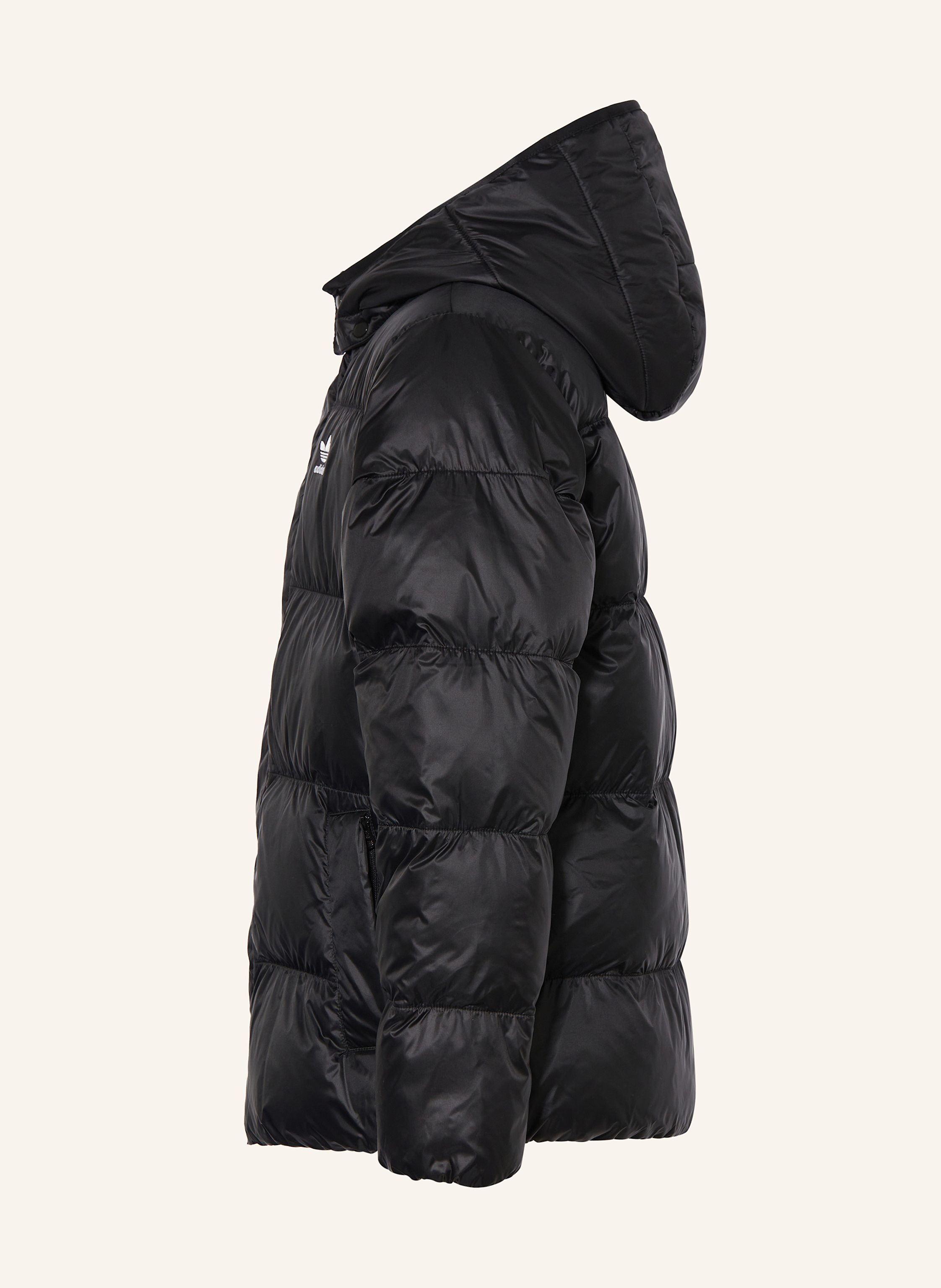 Thumbnail - Adidas Originals Daunenjacke Elo Mit Abnehmbarer Kapuze schwarz