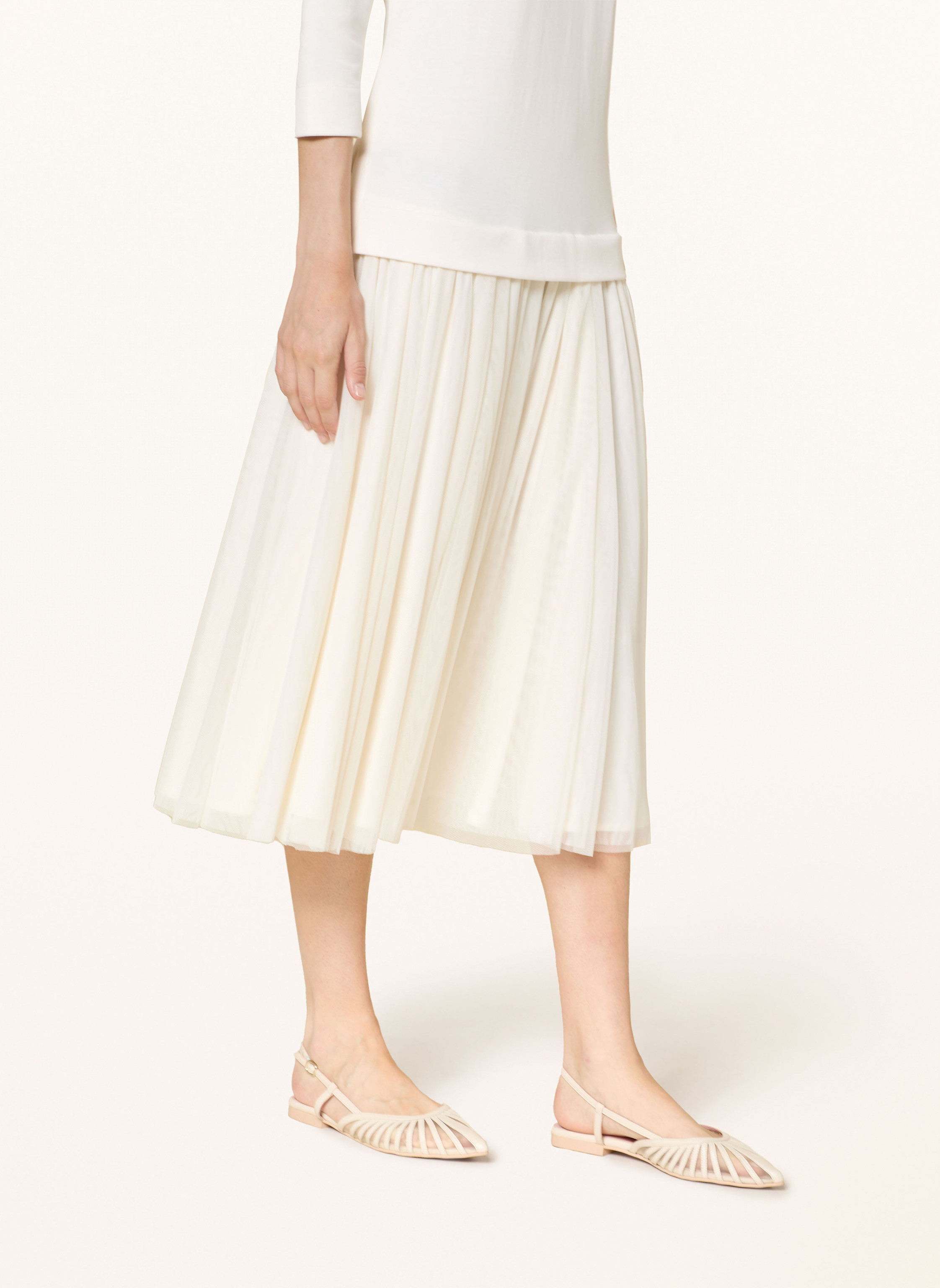 Thumbnail - Joop! Kleid Taren Im Materialmix weiss