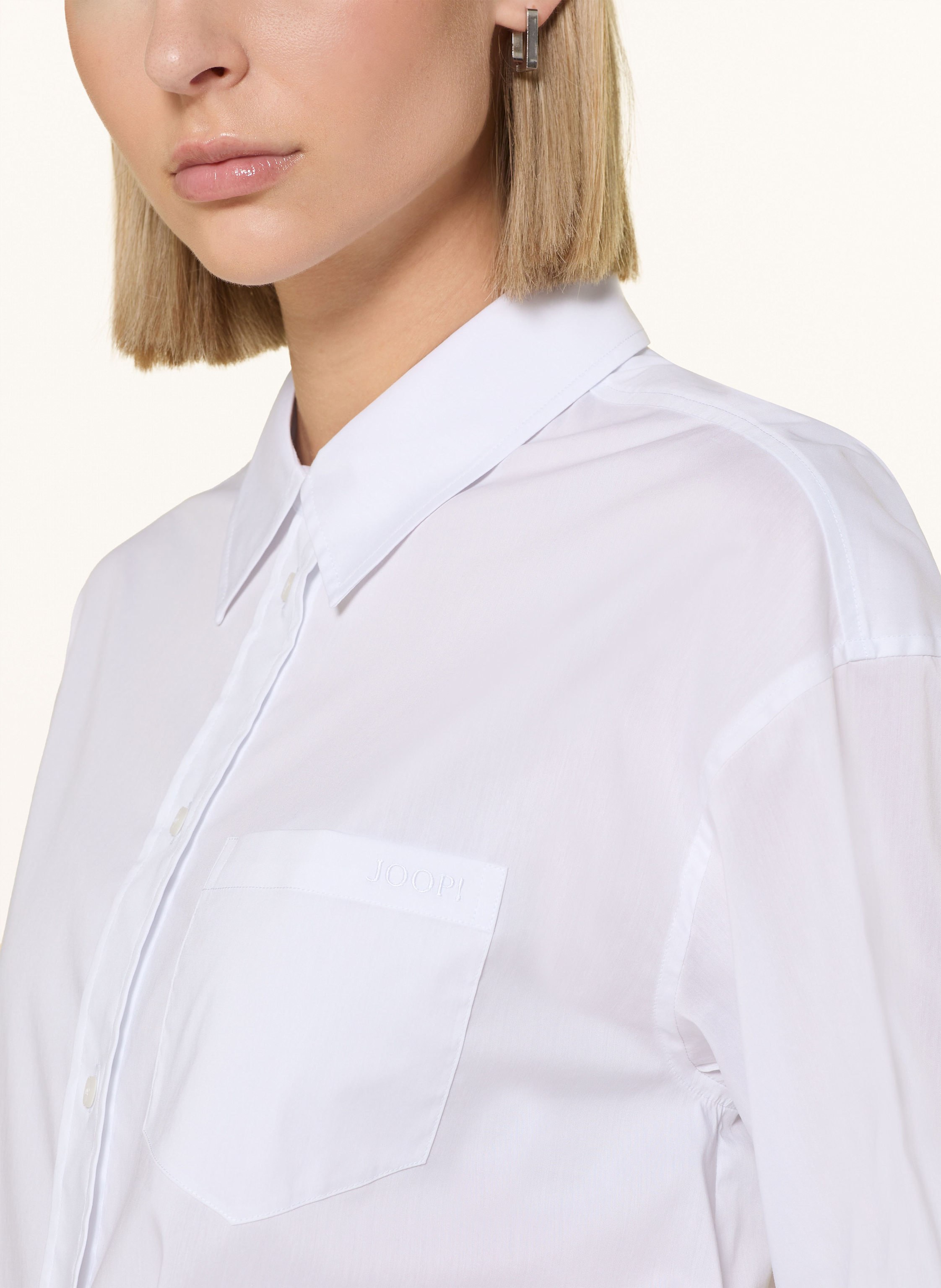 Thumbnail - Joop! Hemdbluse Bibi Aus Jersey weiss