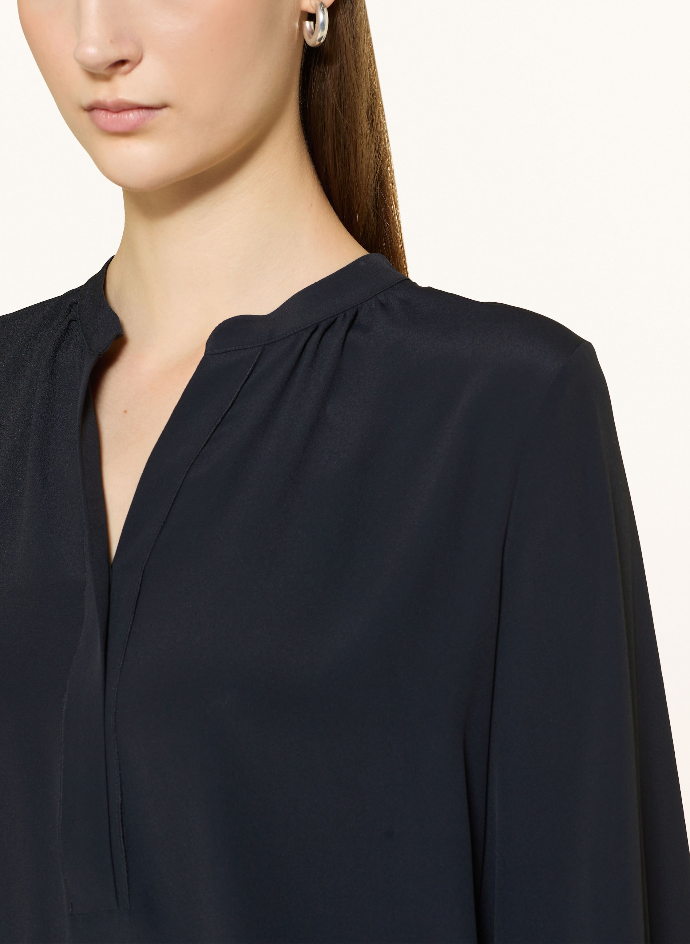 Thumbnail - Luisa Cerano Blusenshirt Mit Seide blau