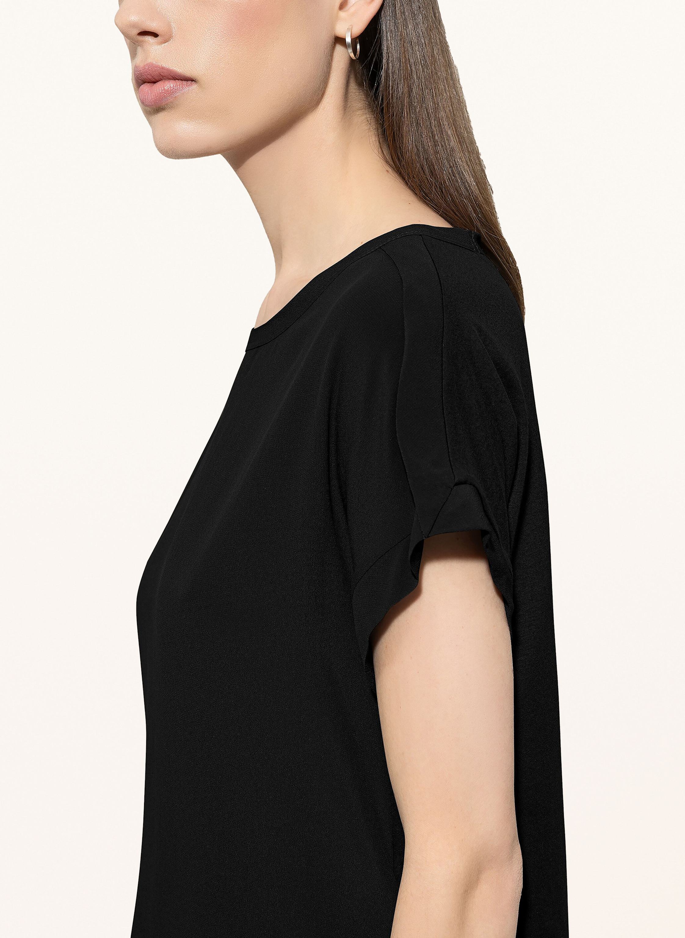 Thumbnail - Luisa Cerano T-Shirt Mit Seide schwarz