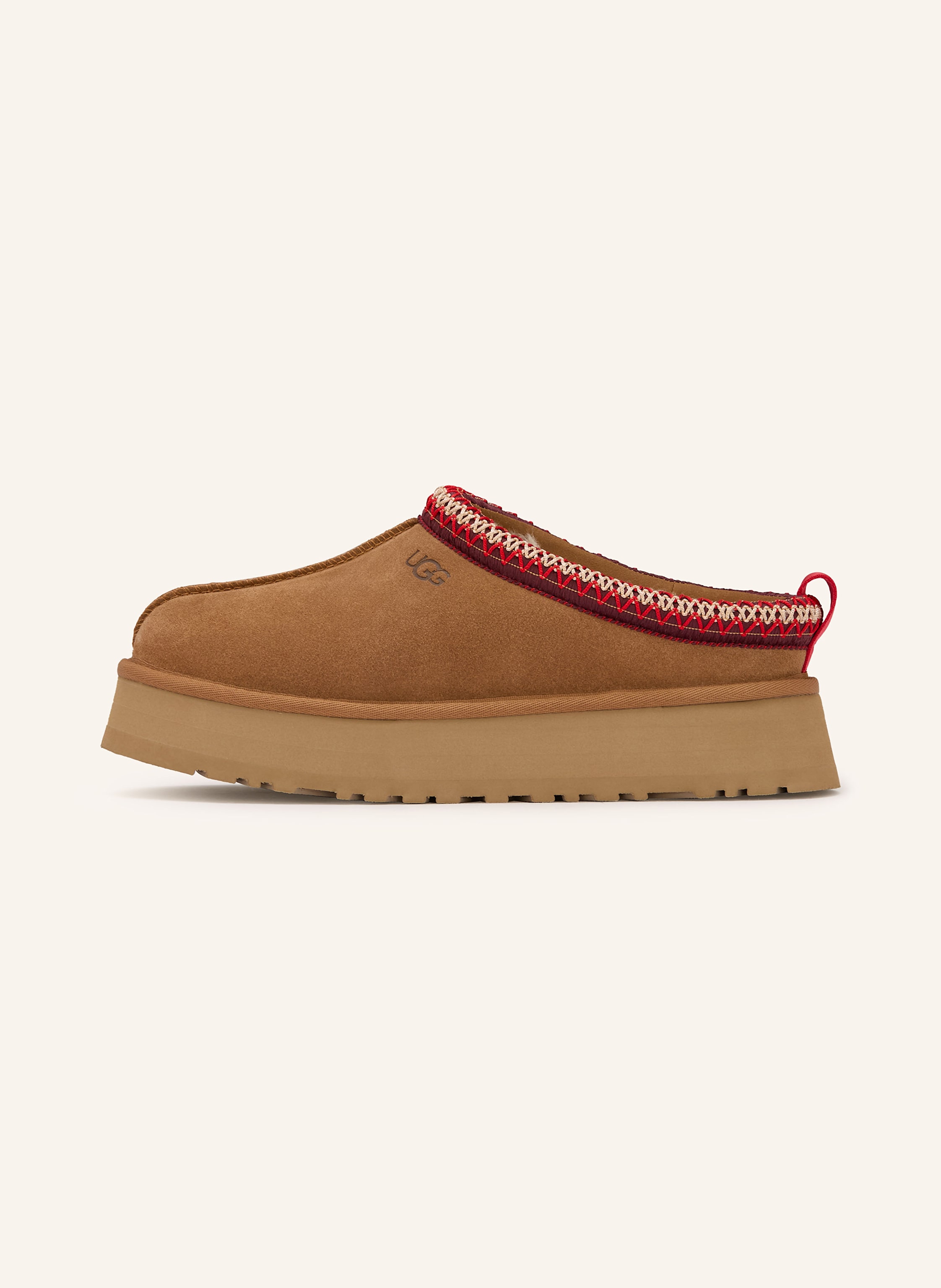 Thumbnail - Ugg Plateau-Pantoletten Tazz braun