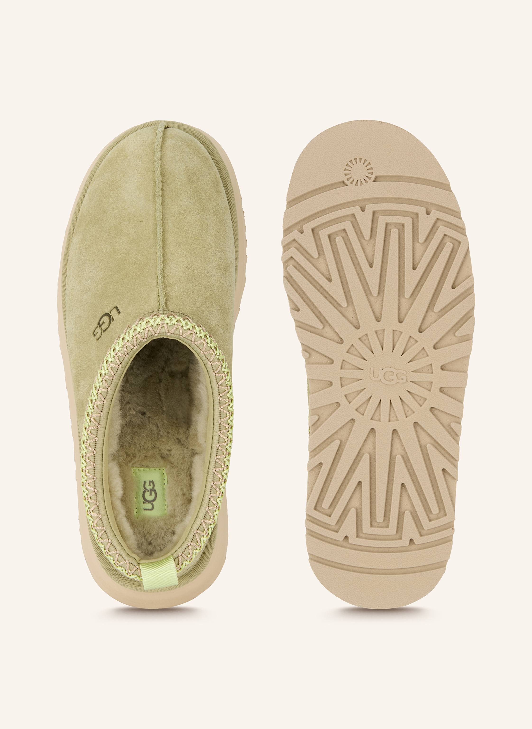 Thumbnail - Ugg Plateau-Pantoletten Tazz gruen