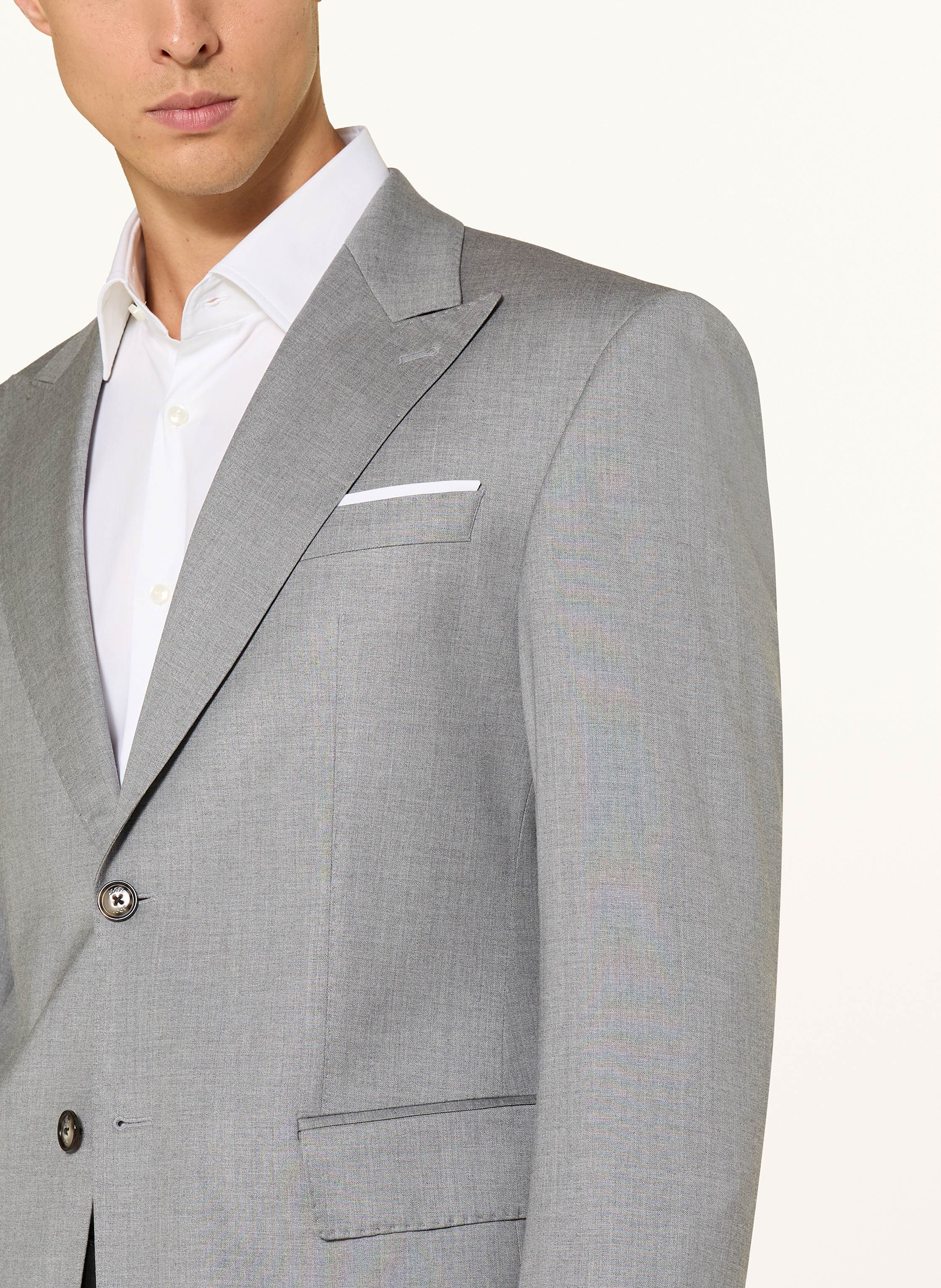 Thumbnail - Joop! Anzugsakko Harvey Slim Fit grau