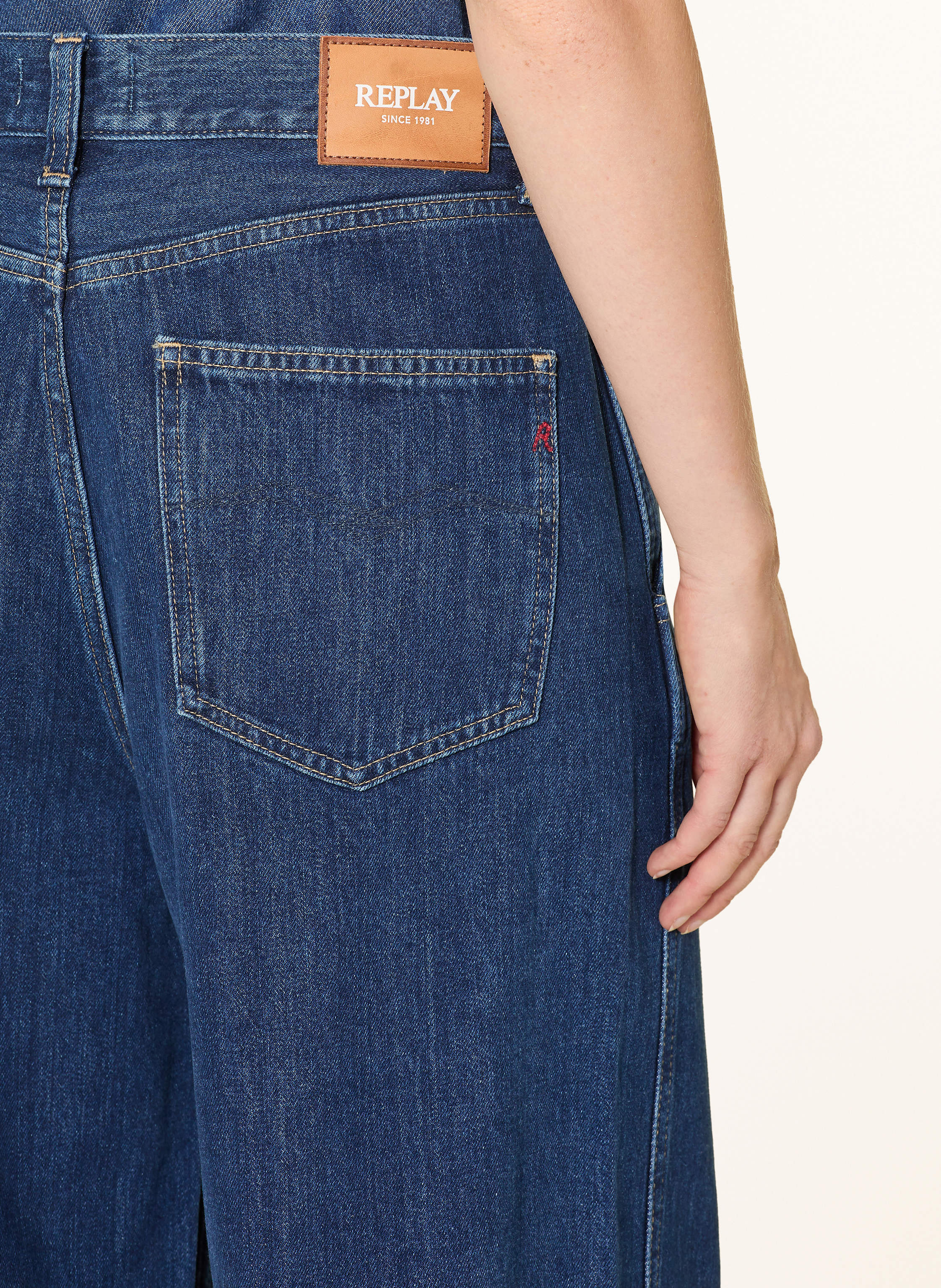 Thumbnail - Replay Wide Leg Jeans blau