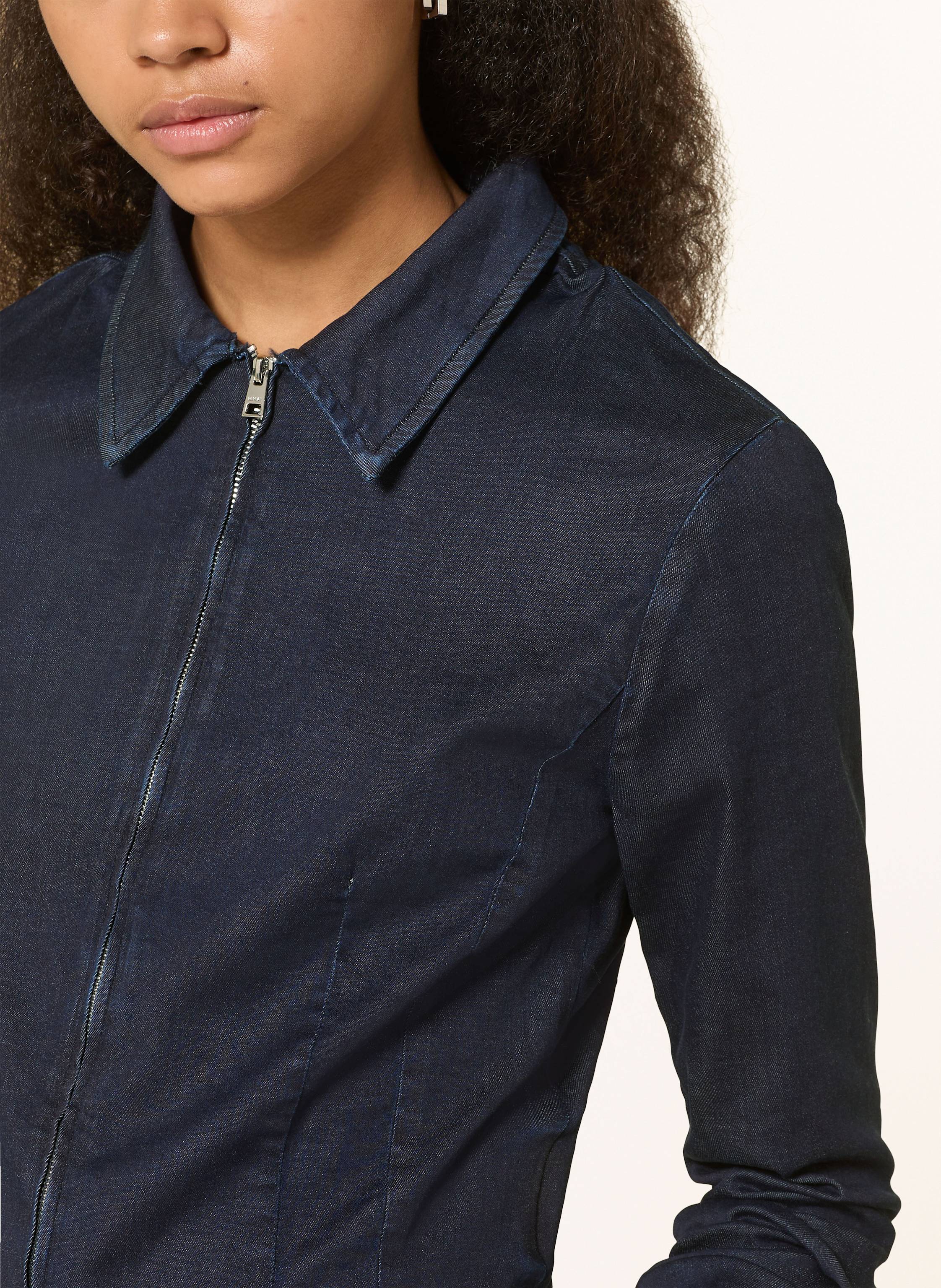 Thumbnail - Replay Jeansbluse blau