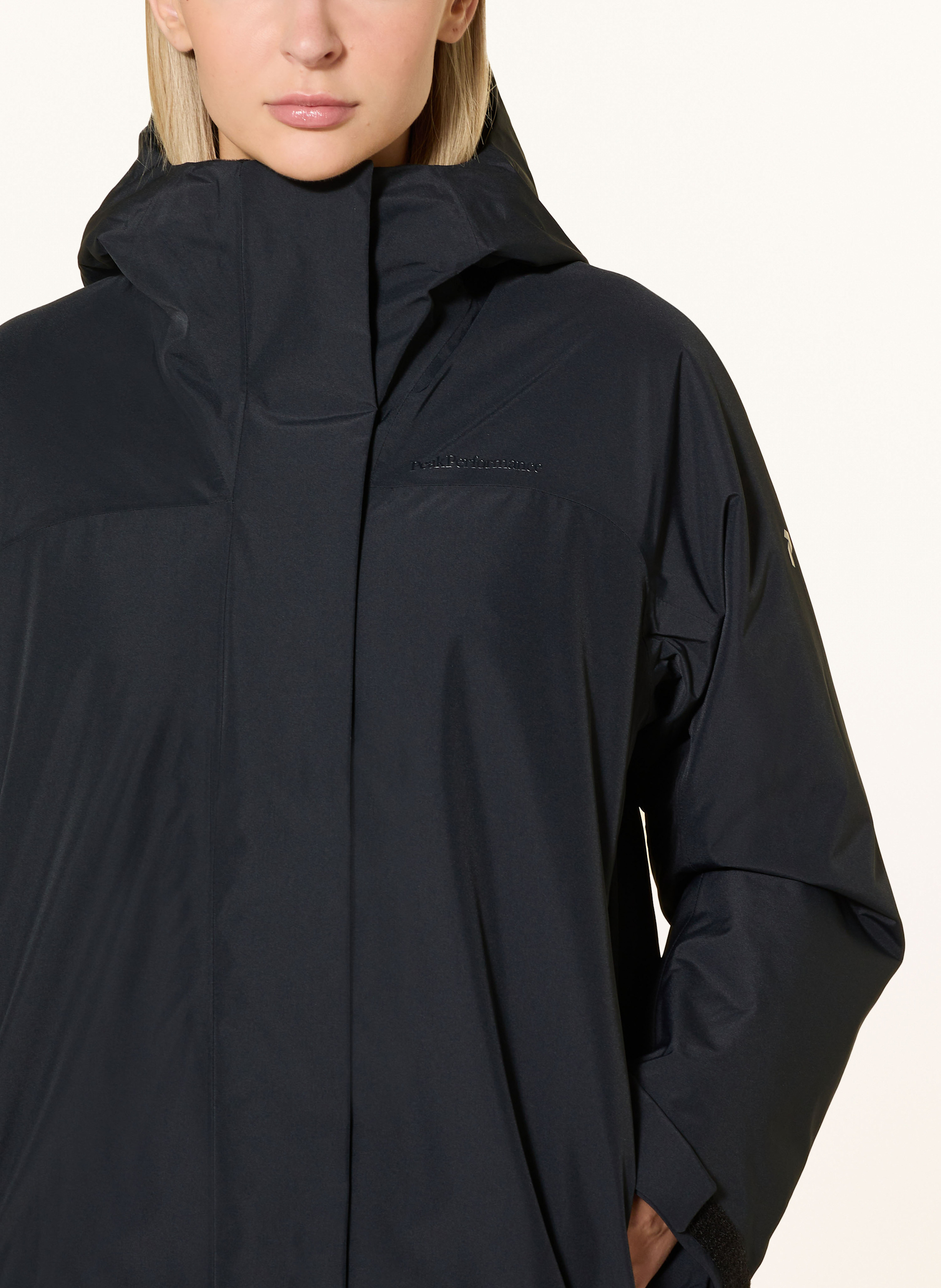 Thumbnail - Peak Performance Parka Treeline Hipe® schwarz