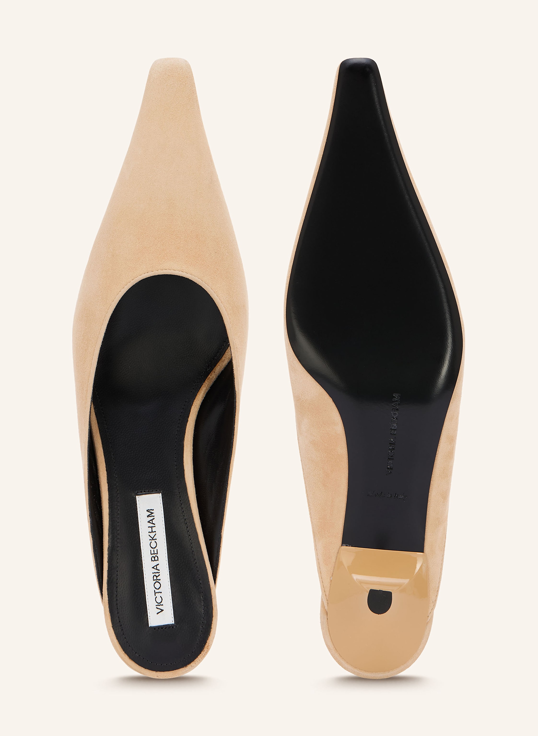 Thumbnail - Victoria Beckham Mules beige