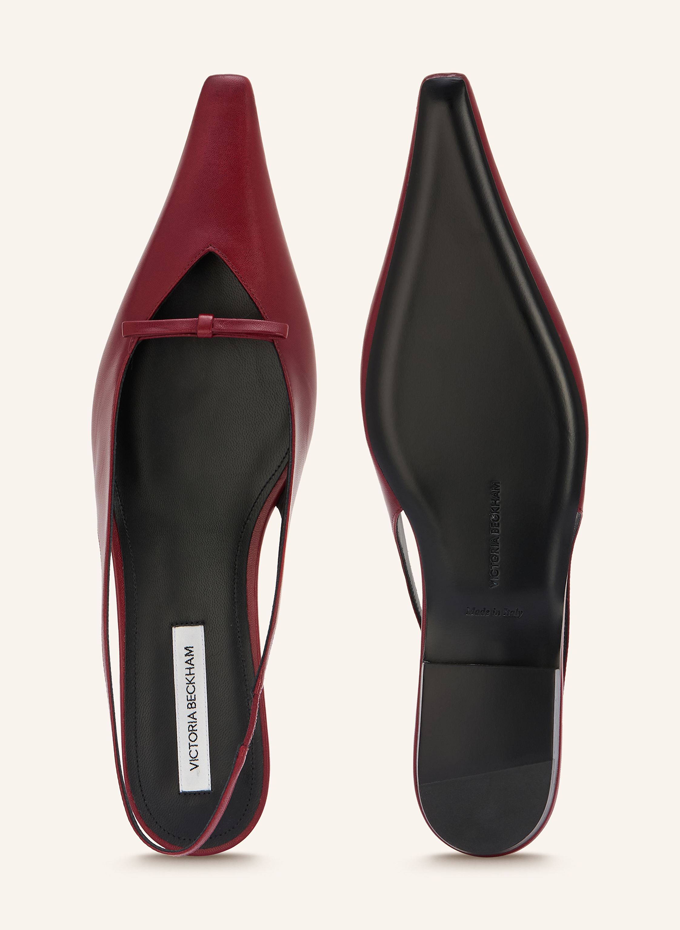 Thumbnail - Victoria Beckham Slingballerinas rot