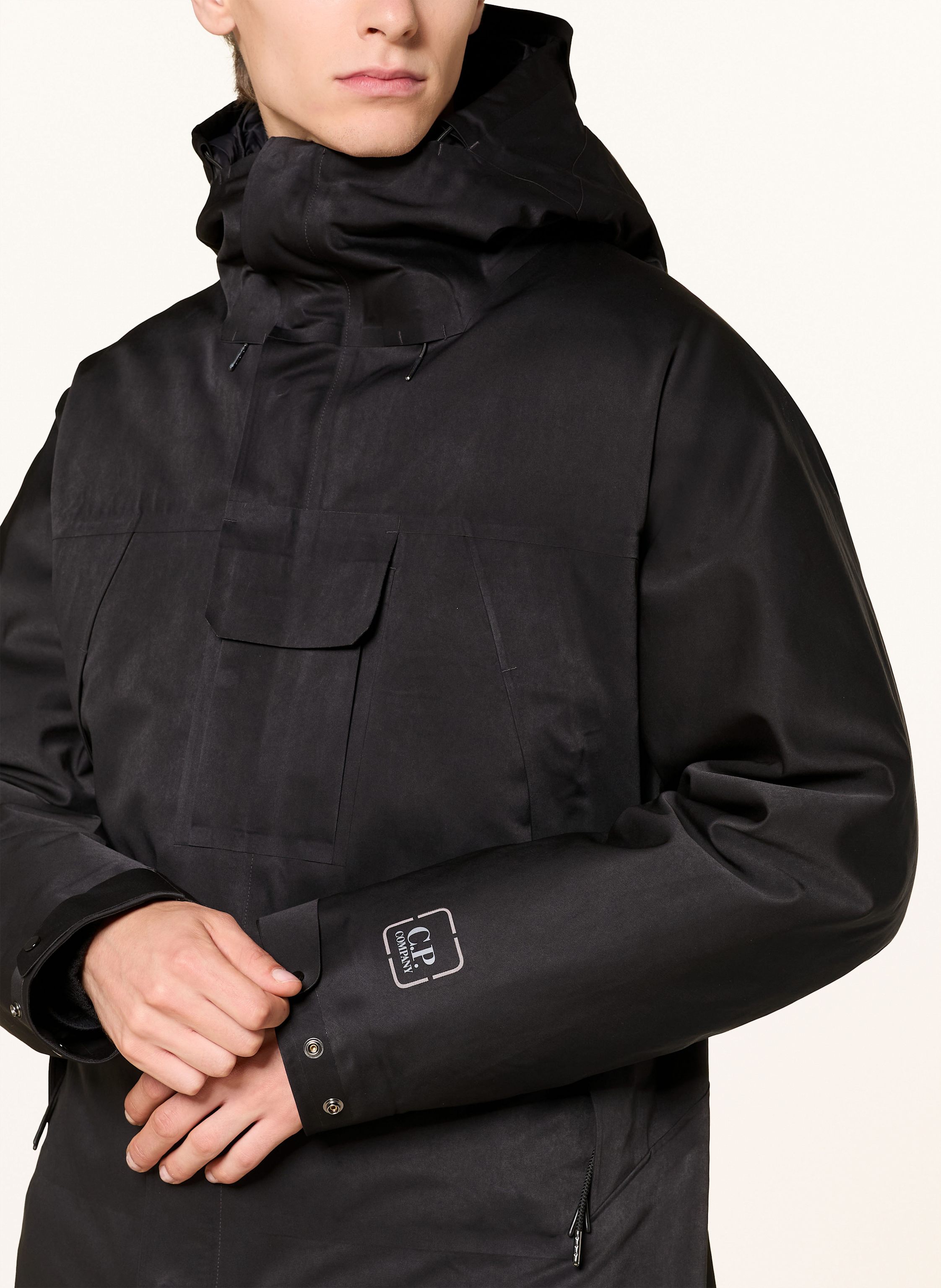 Thumbnail - C.P. Company 3-In-1-Parka Mit Daunen schwarz