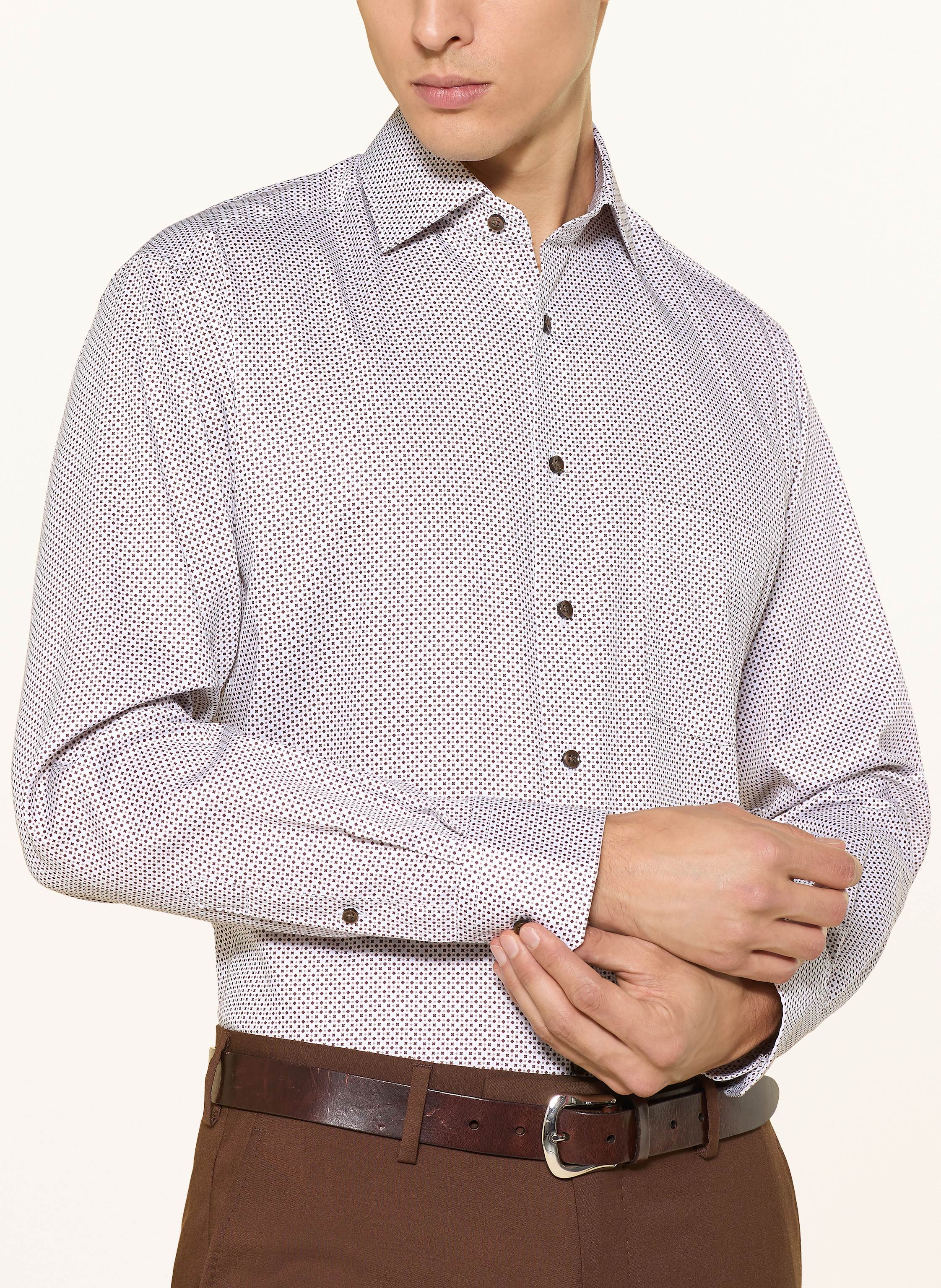 Thumbnail - Eterna Hemd Modern Fit braun