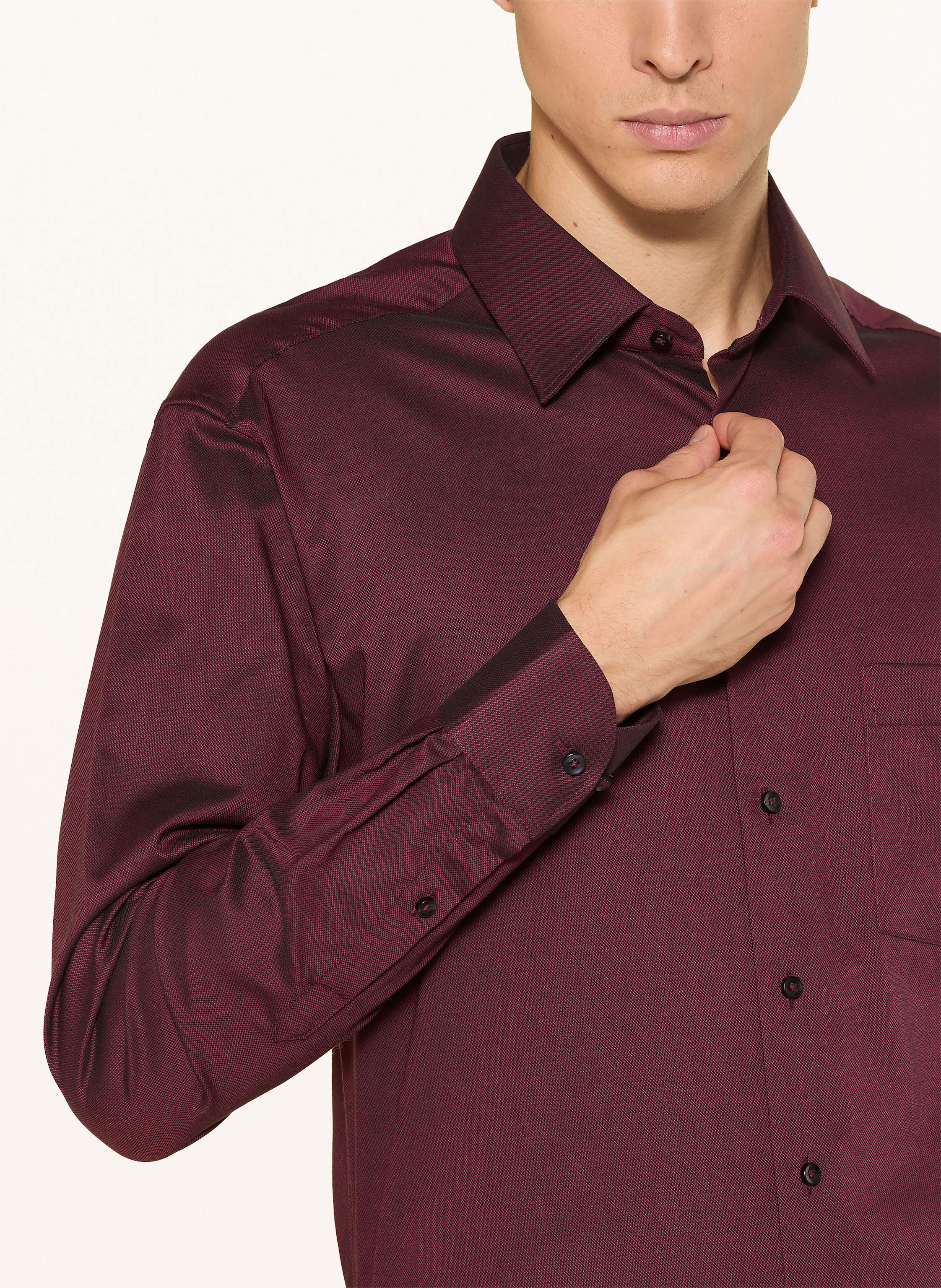 Thumbnail - Eterna Hemd Modern Fit lila