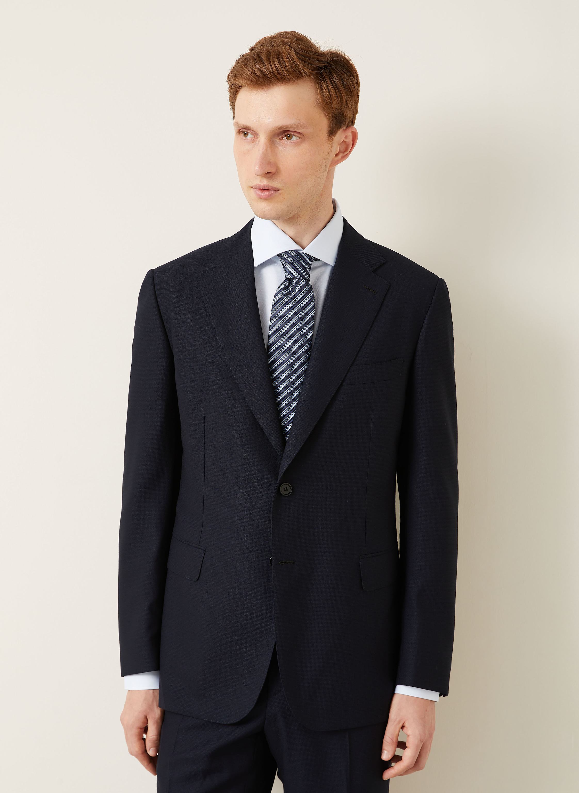 Thumbnail - Brioni Anzug Abito Trevi Extra Slim Fit blau