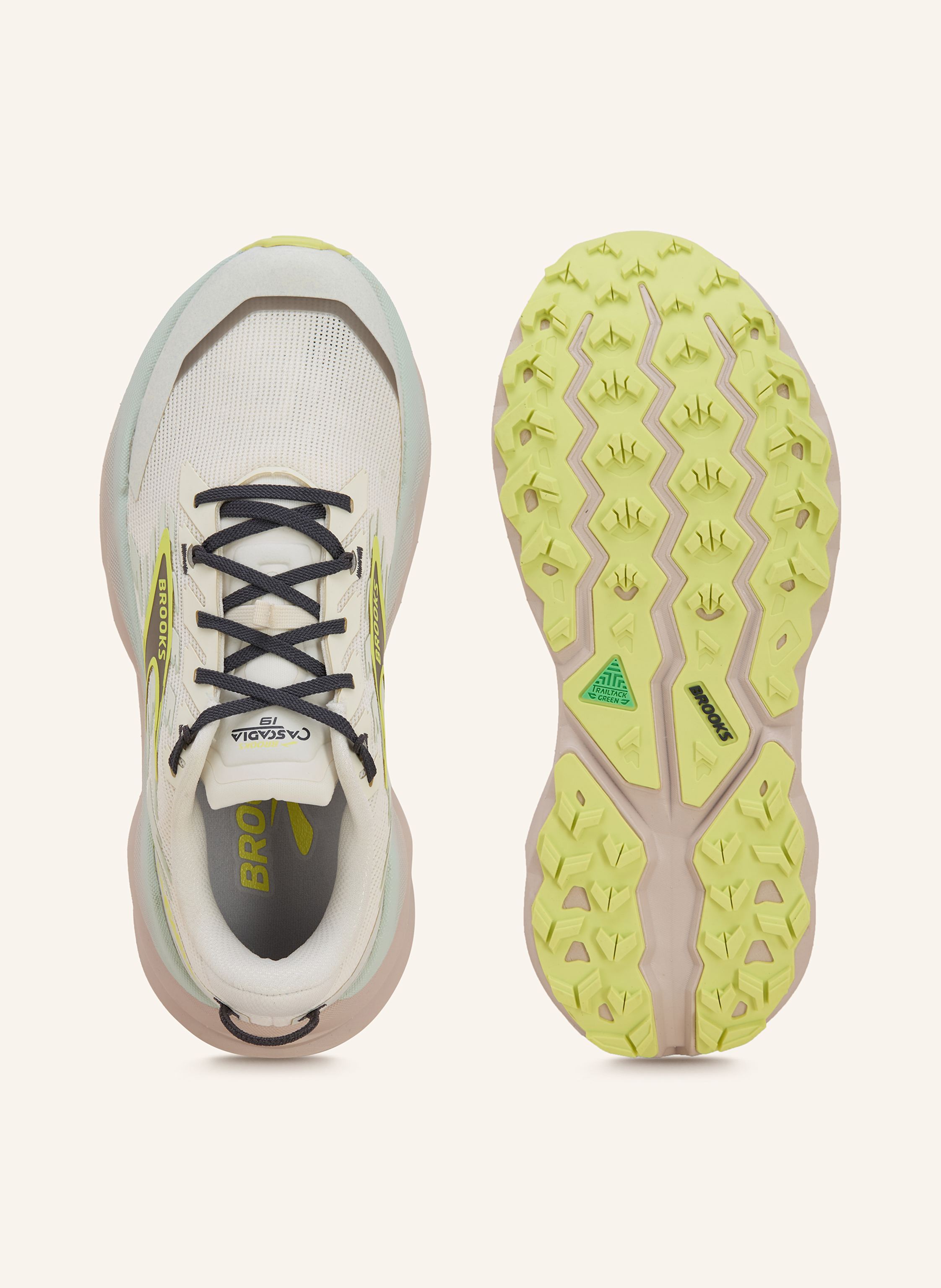 Thumbnail - Brooks Trailrunning-Schuhe Cascadia 19 beige