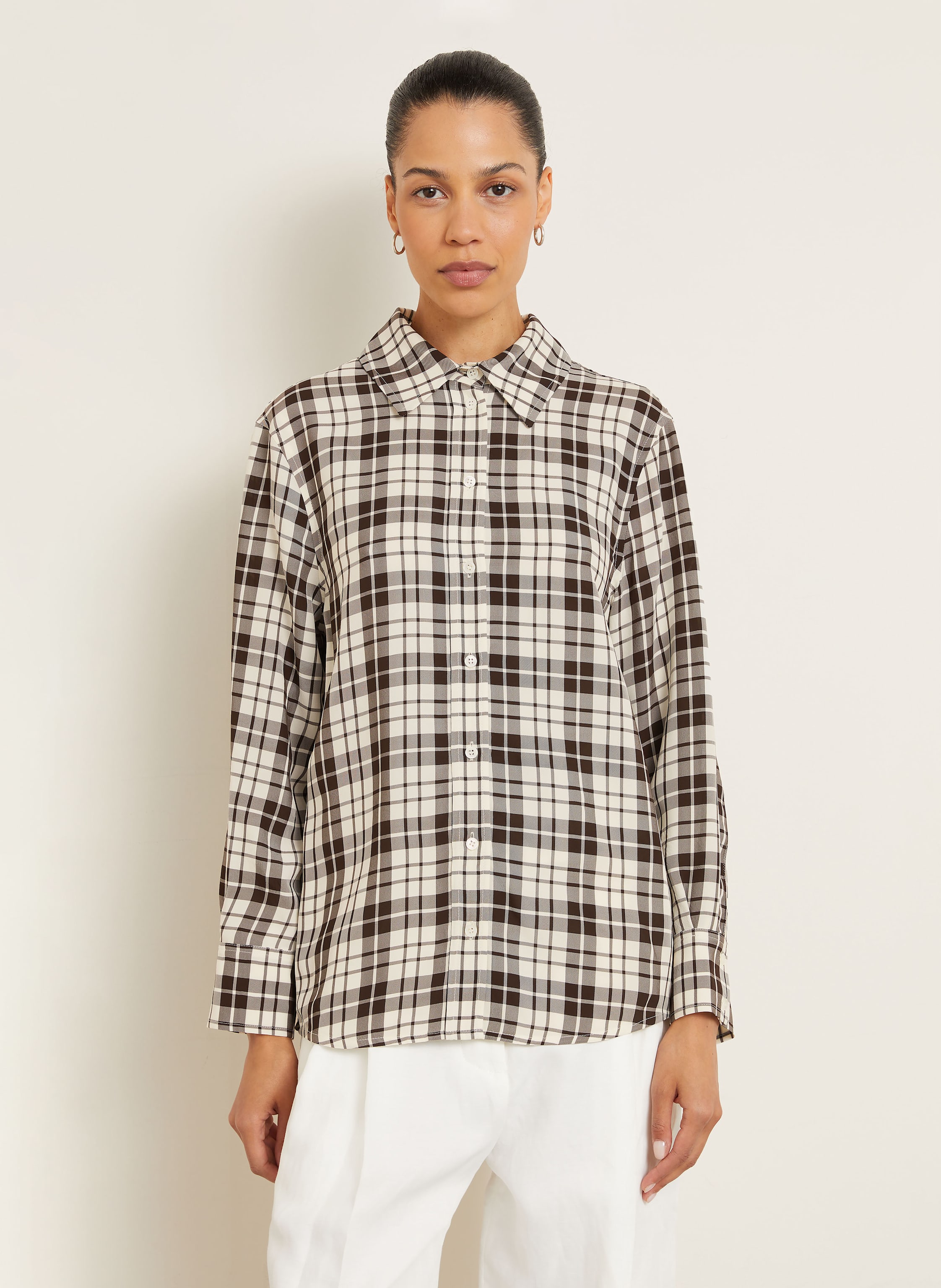 Thumbnail - Proenza Schouler Hemdbluse Bronwen beige