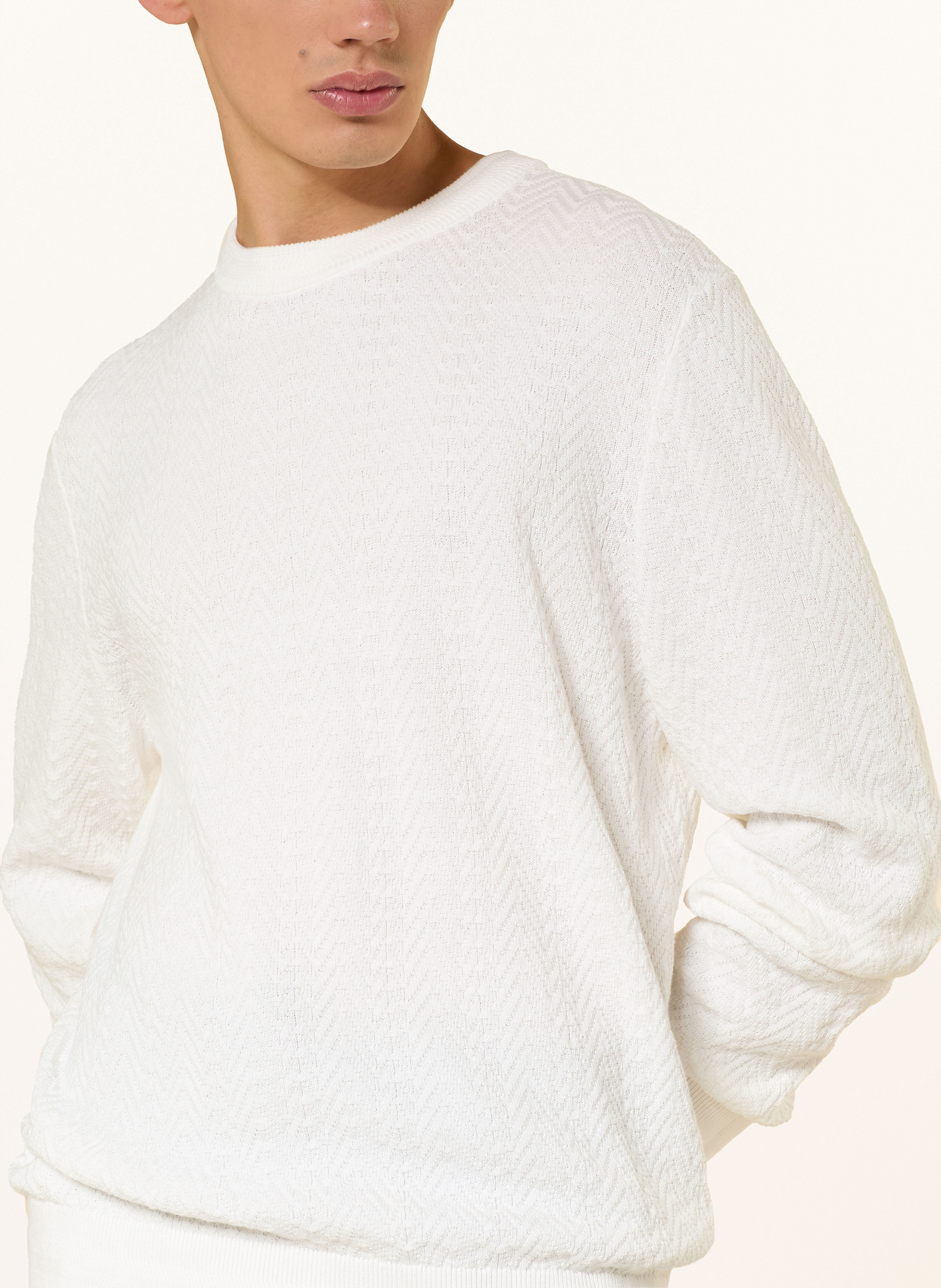 Thumbnail - Hugo Pullover Simo weiss
