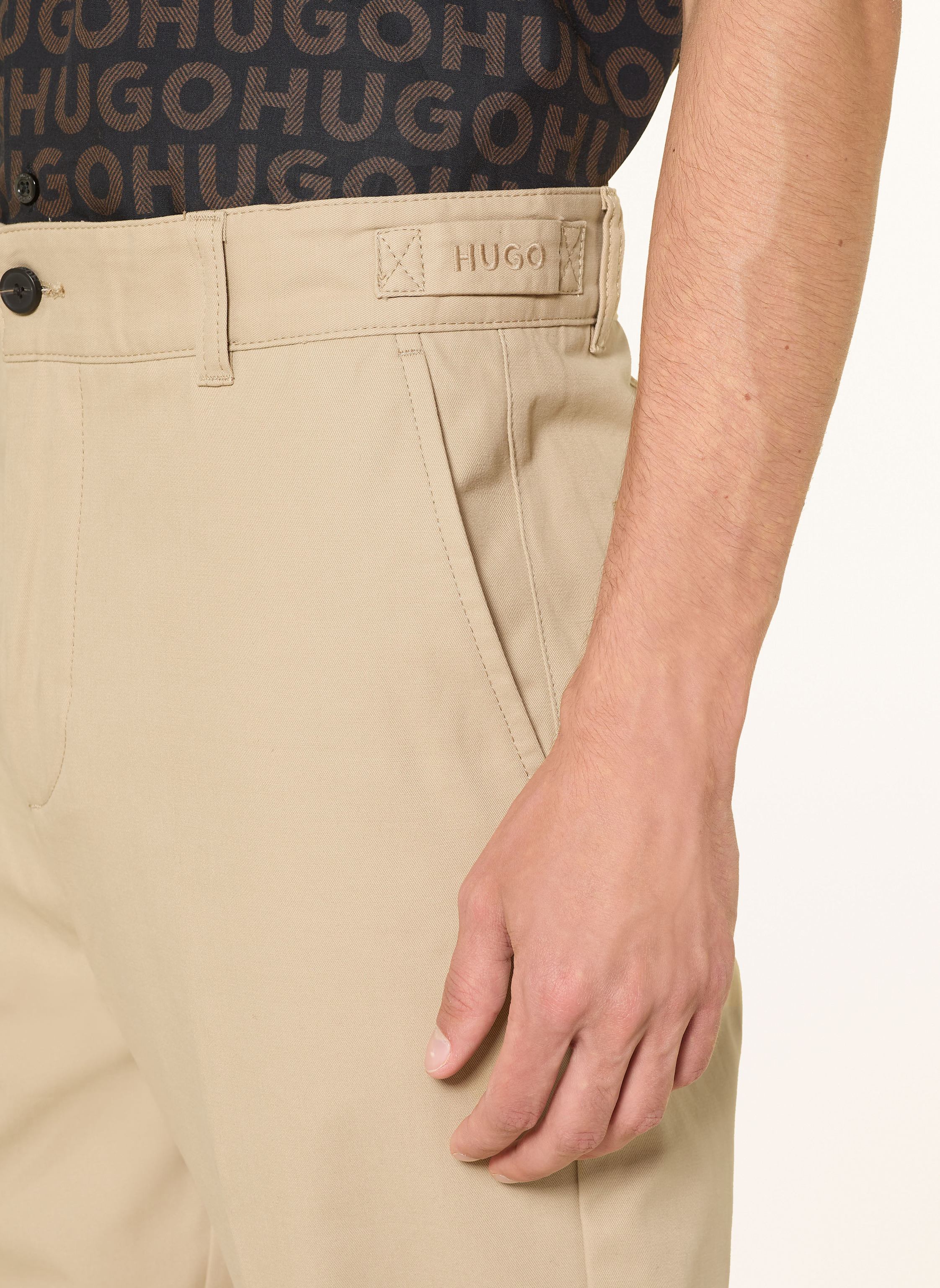 Thumbnail - Hugo Chino Genar Slim Fit beige
