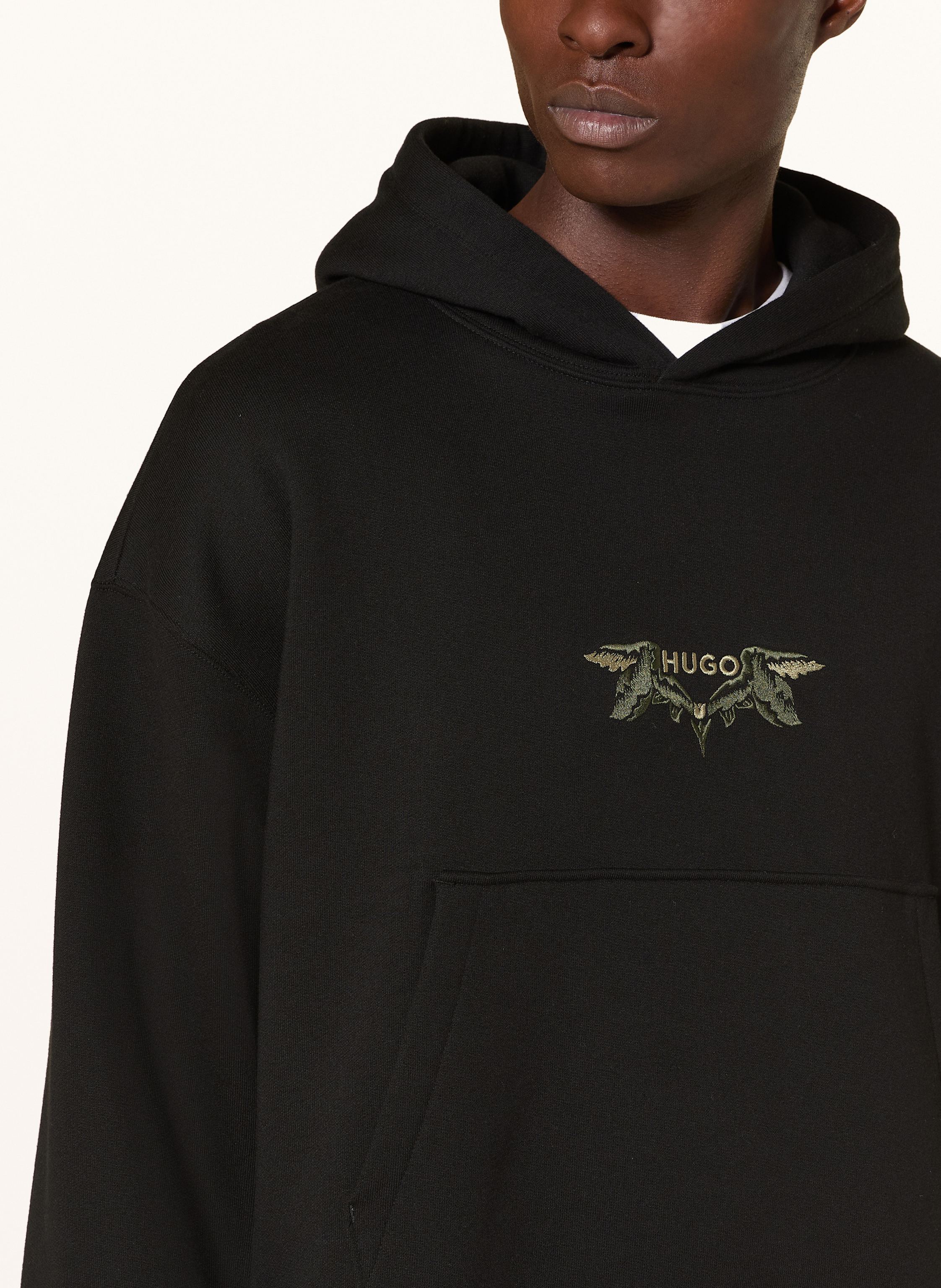 Thumbnail - Hugo Hoodie Dimstone schwarz