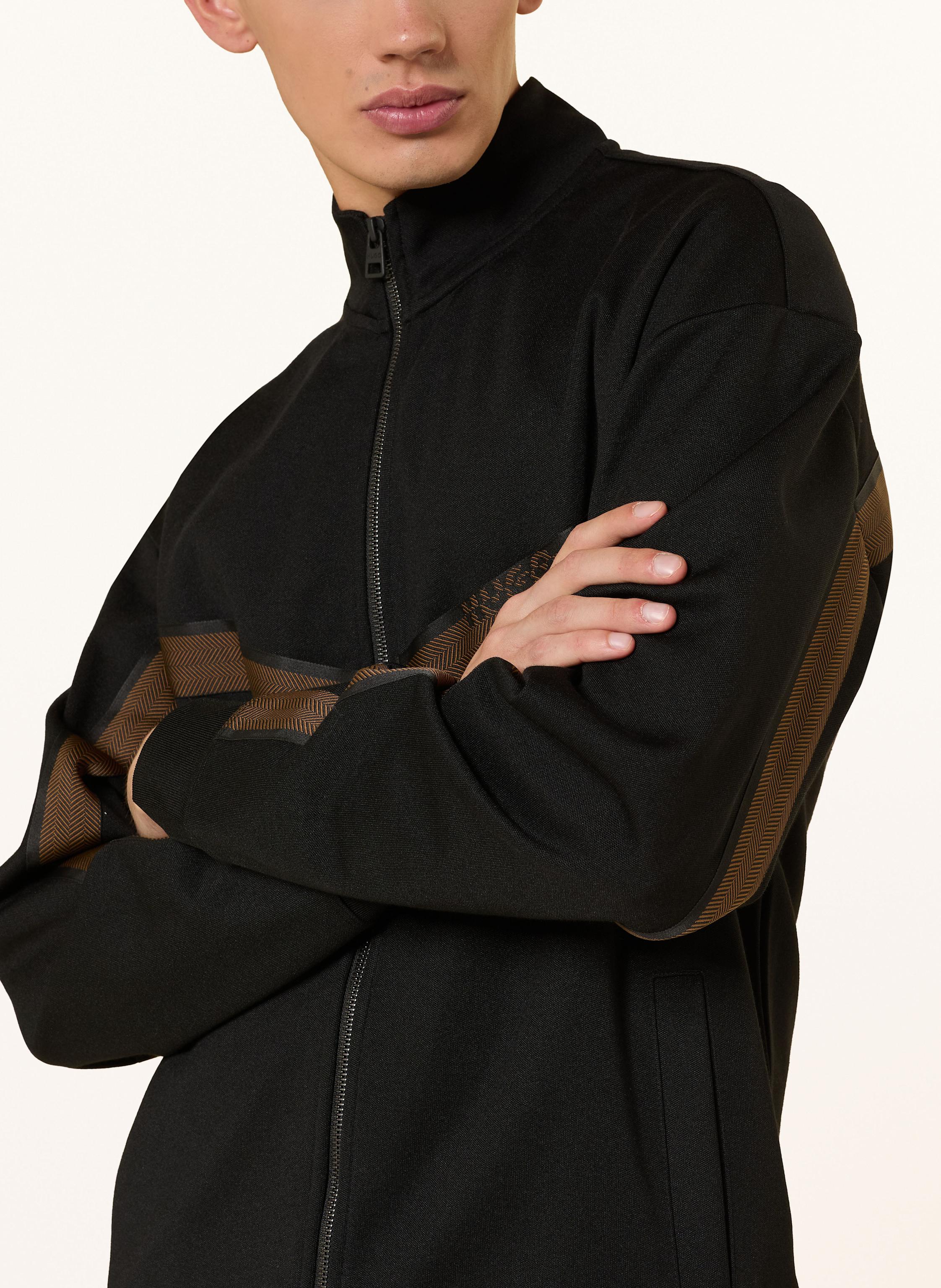 Thumbnail - Hugo Sweatjacke Dingmoor schwarz