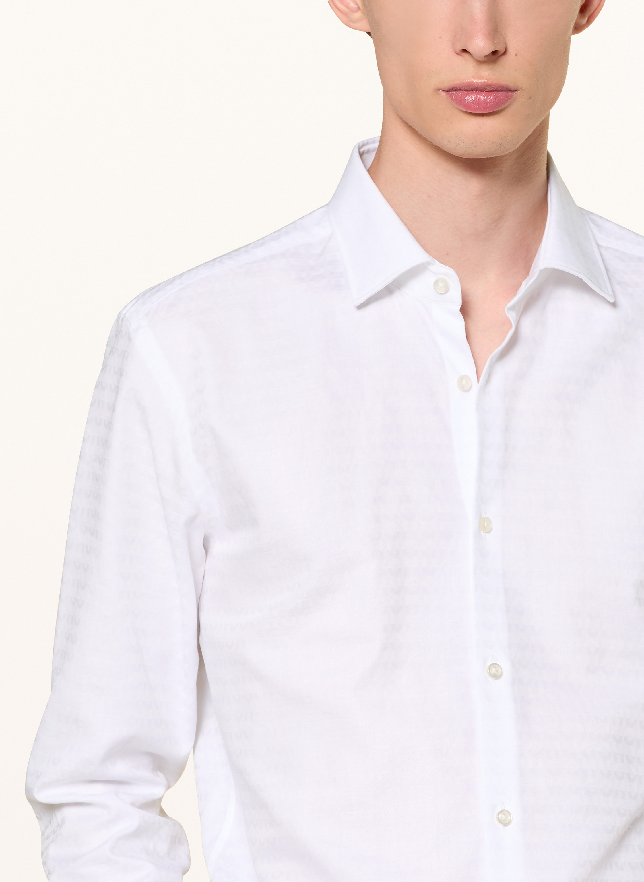 Thumbnail - Hugo Hemd Kenno Slim Fit weiss