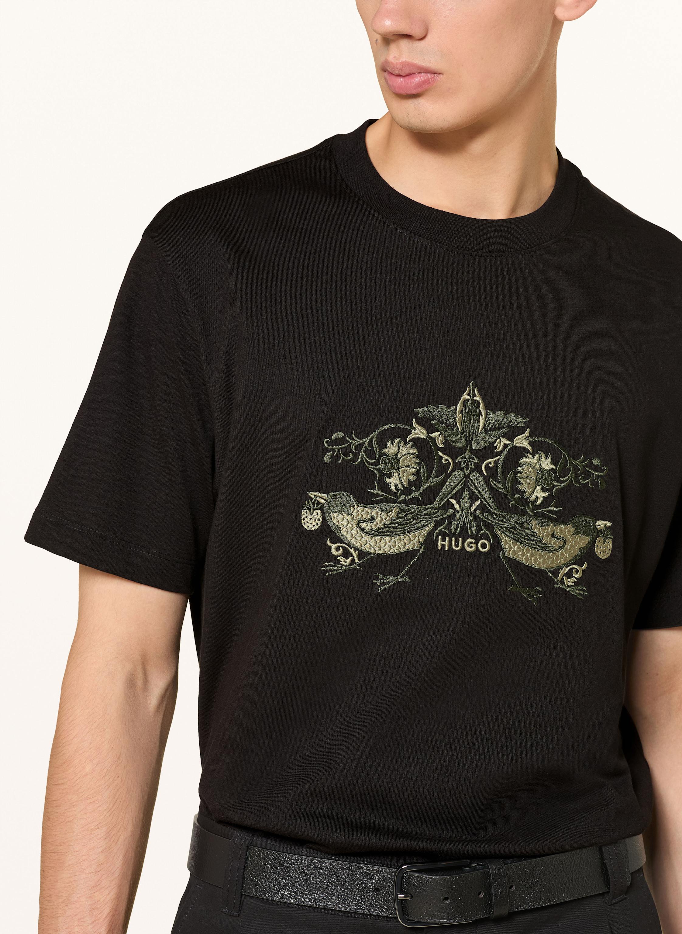 Thumbnail - Hugo T-Shirt Denrith schwarz