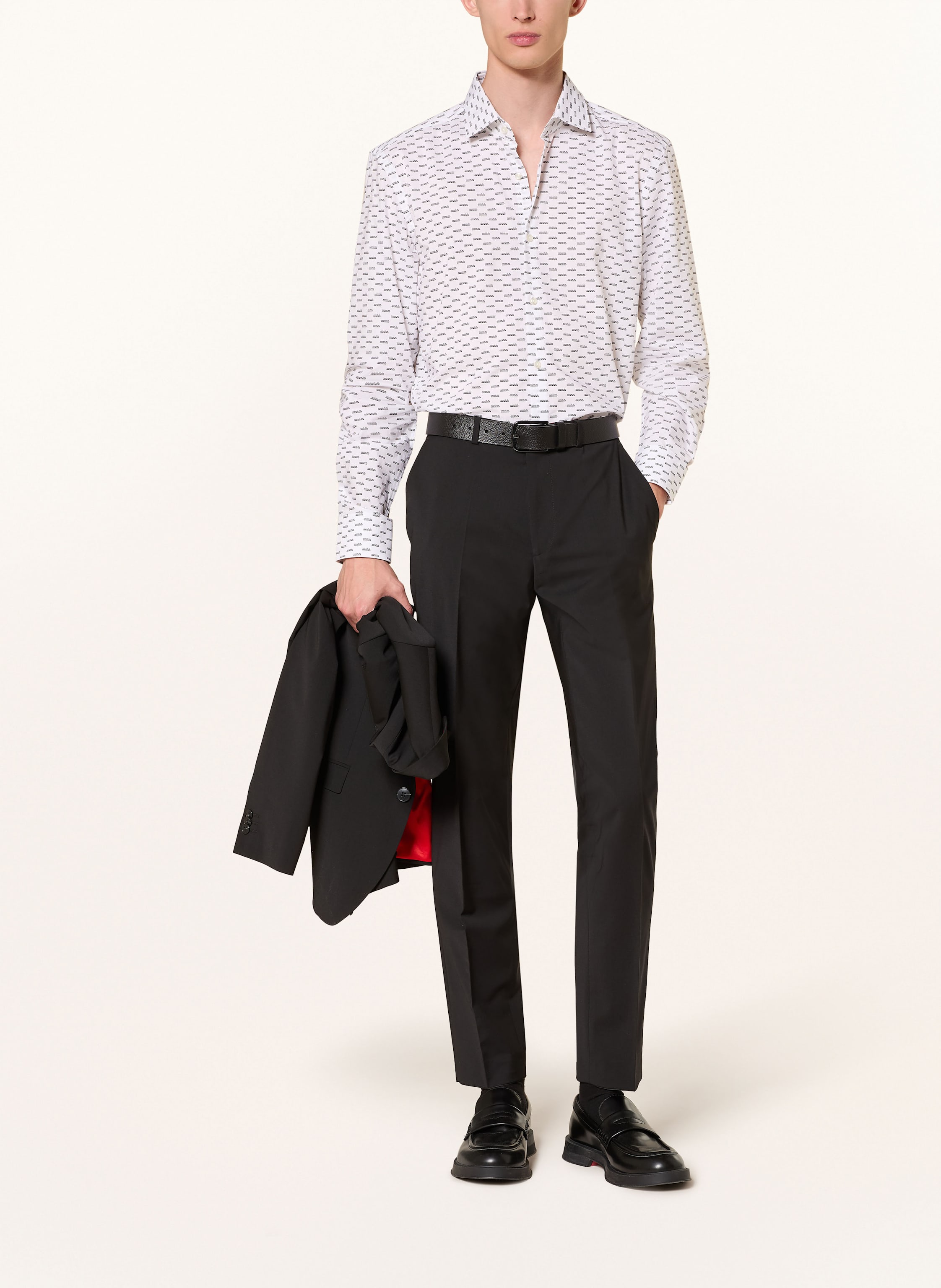 Thumbnail - Hugo Hemd Kenno Slim Fit weiss