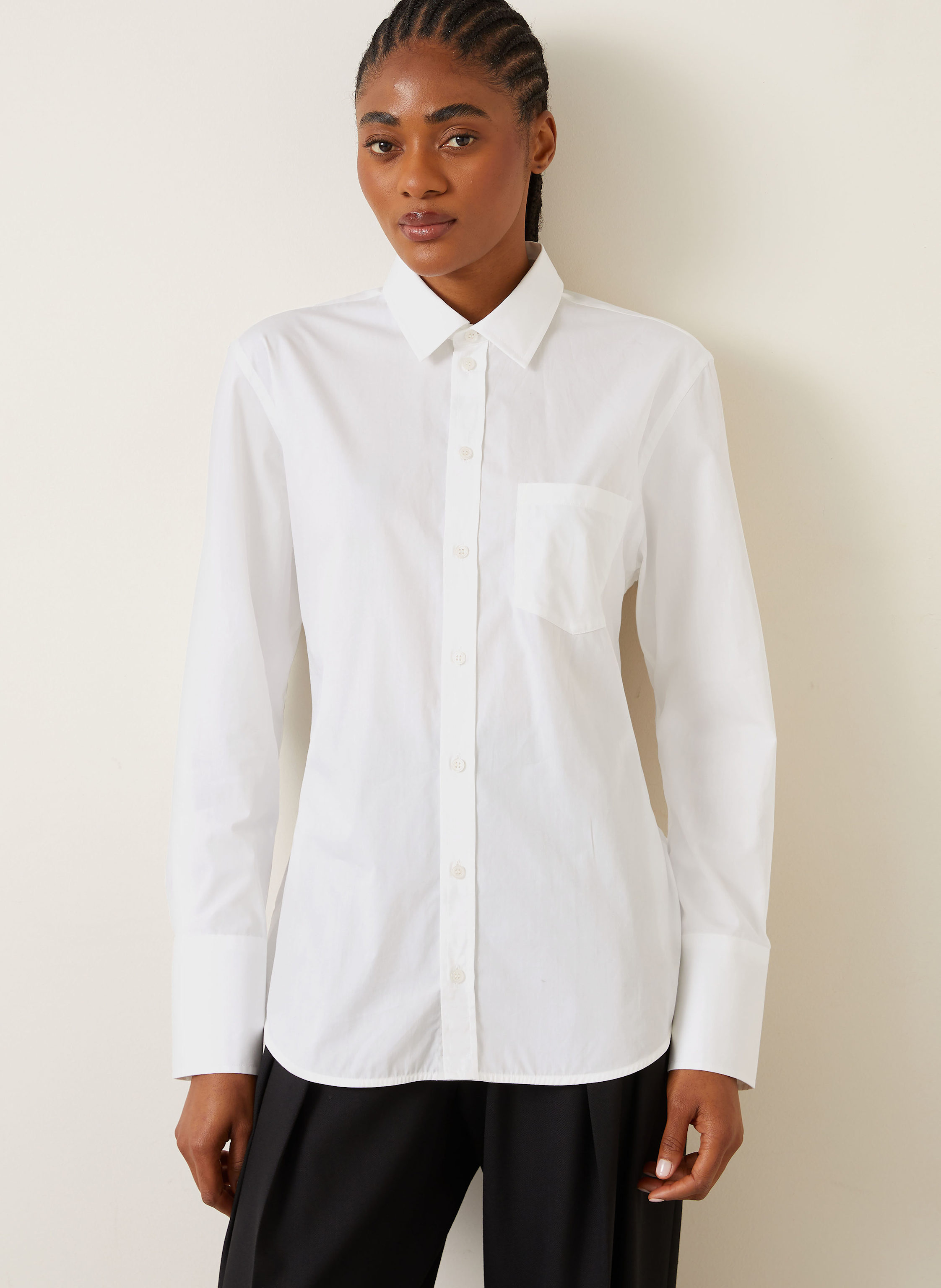 Thumbnail - Victoria Beckham Hemdbluse weiss